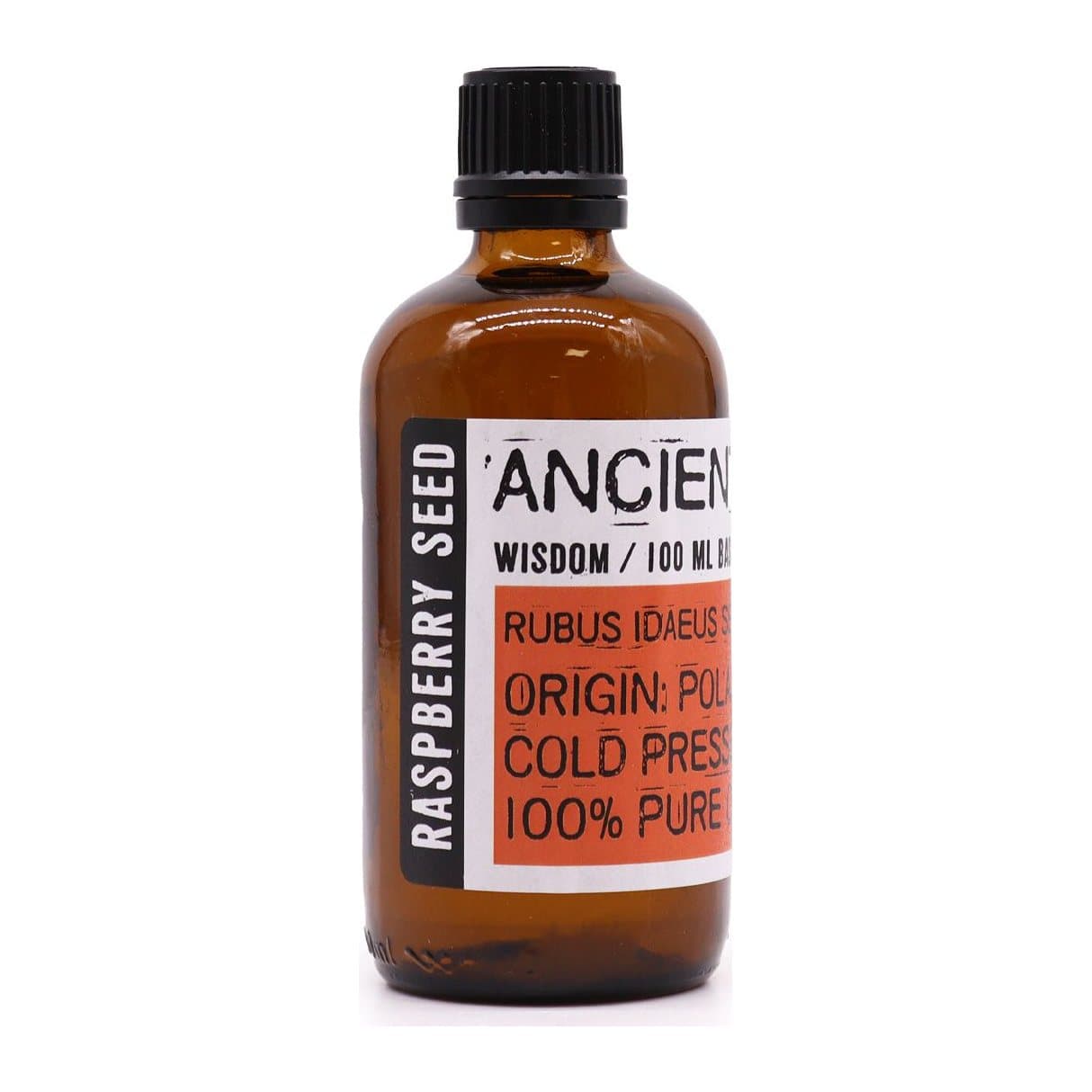 100 ml bottle of raspberry seed oil