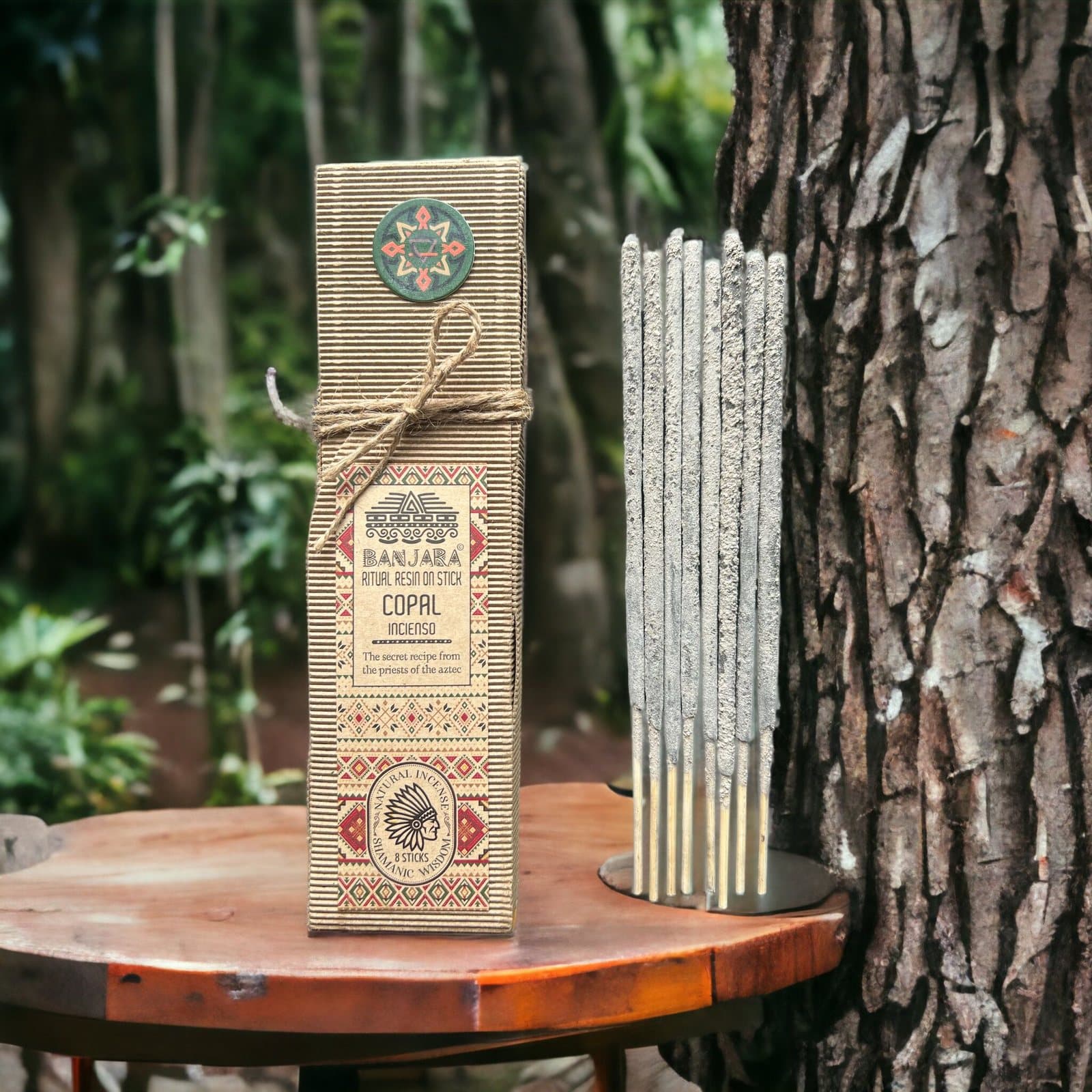 Pack of 8 copal resin on stick incense sticks