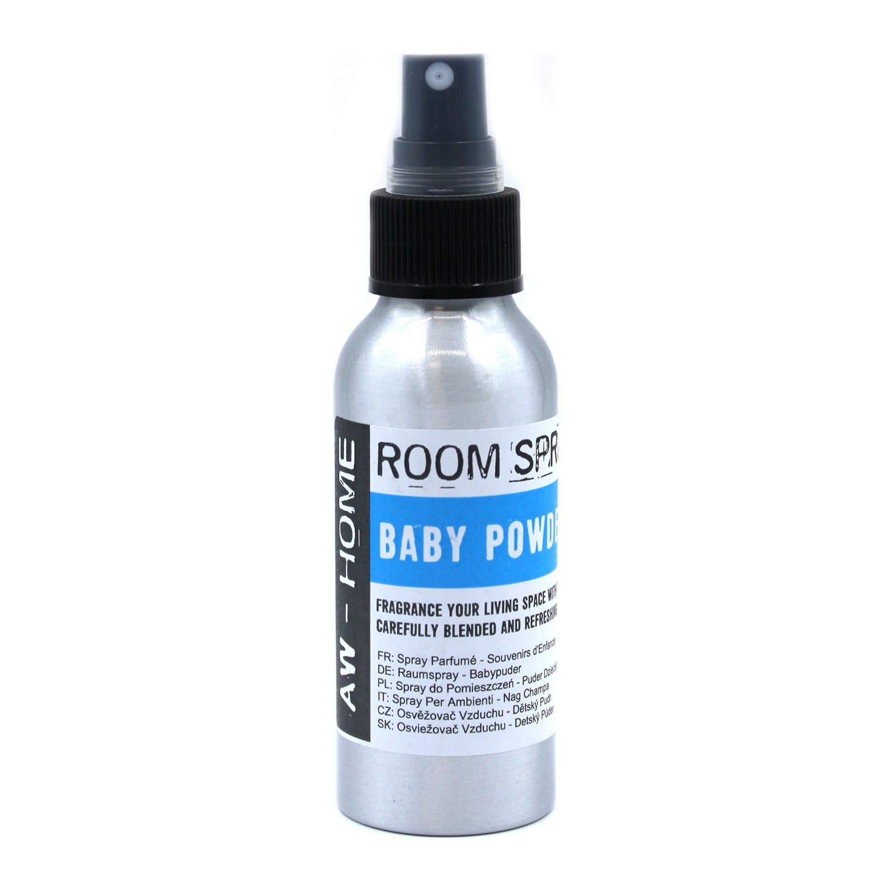 Baby Powder room spray, pack of 2 aluminium 100 ml bottles