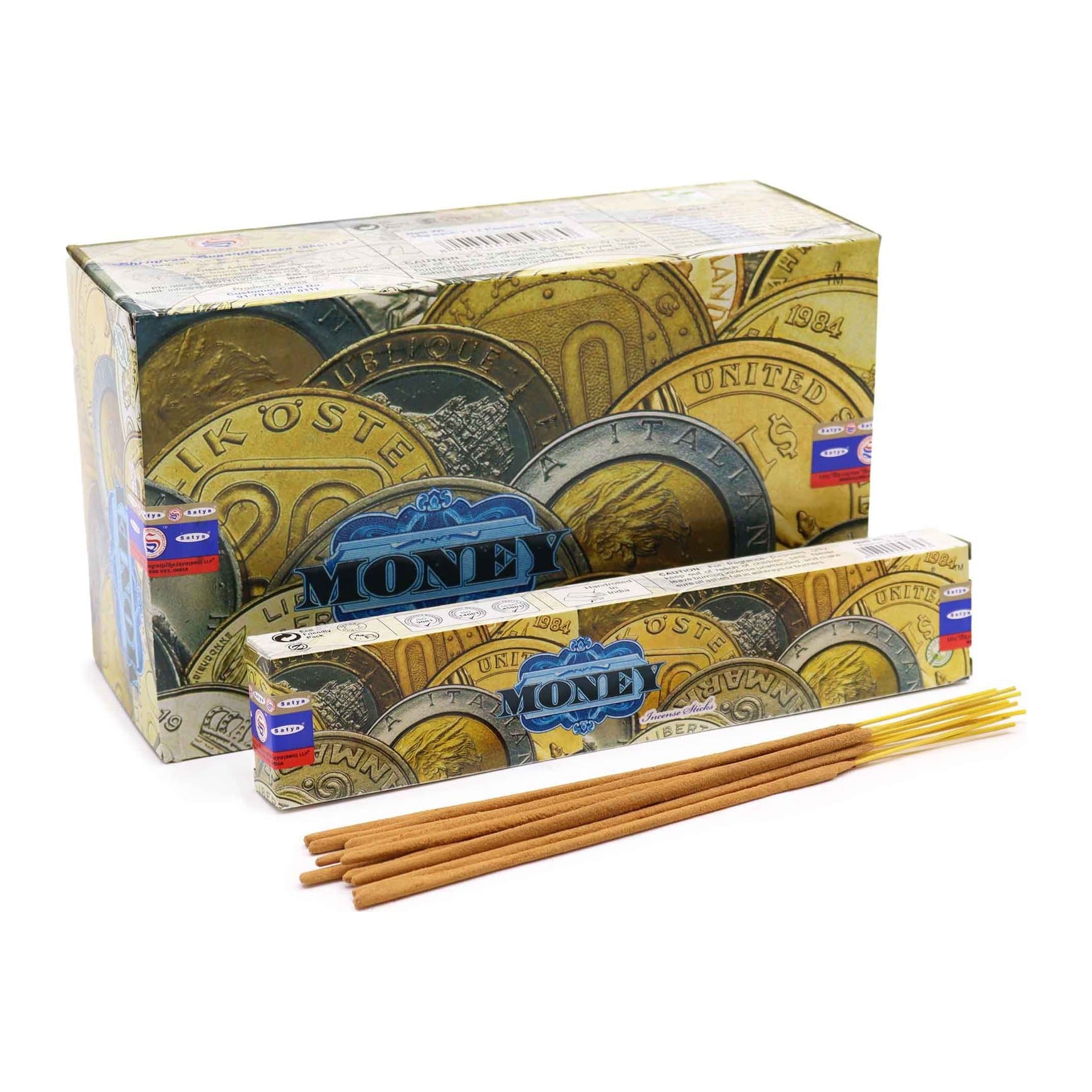 Satya Money incense sticks, pack of two