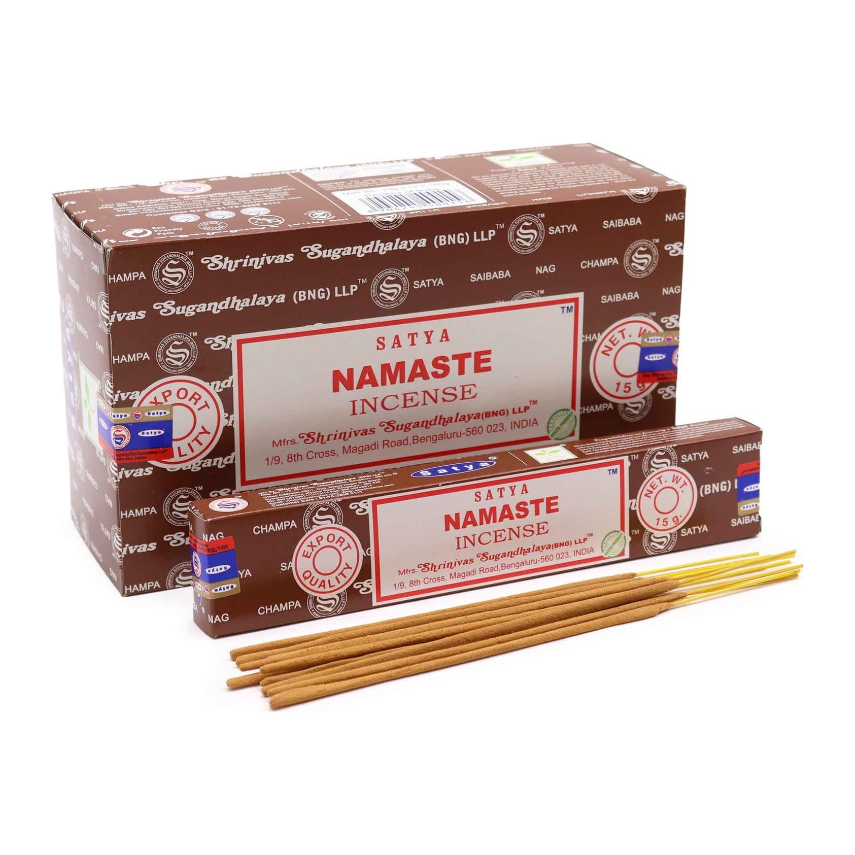 Satya Namaste incense sticks in a pack of 2