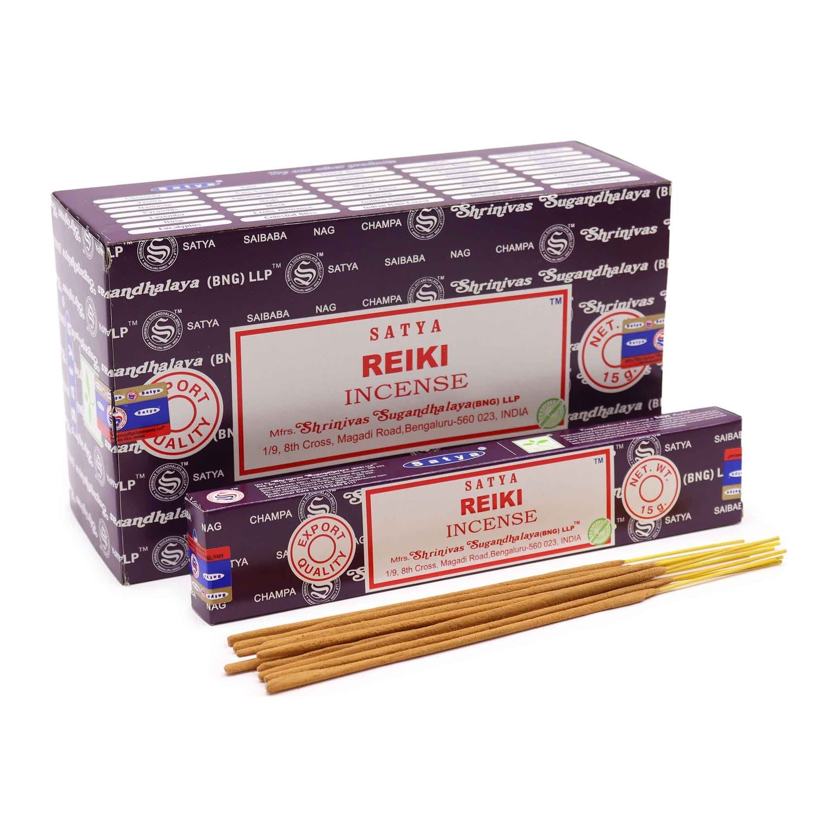 Two packs of Satya Reiki incense sticks