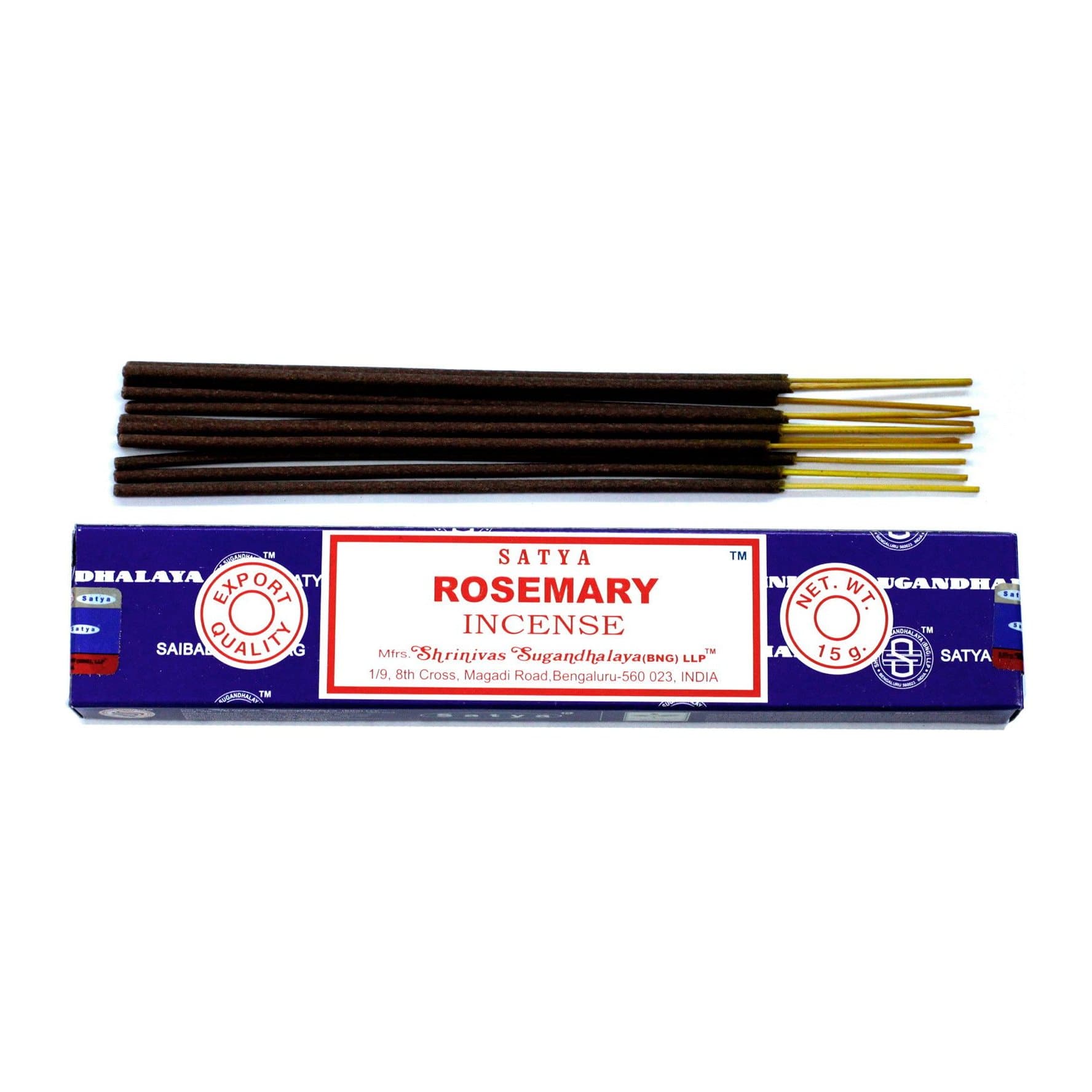 Satya rosemary incense sticks, pack of 2