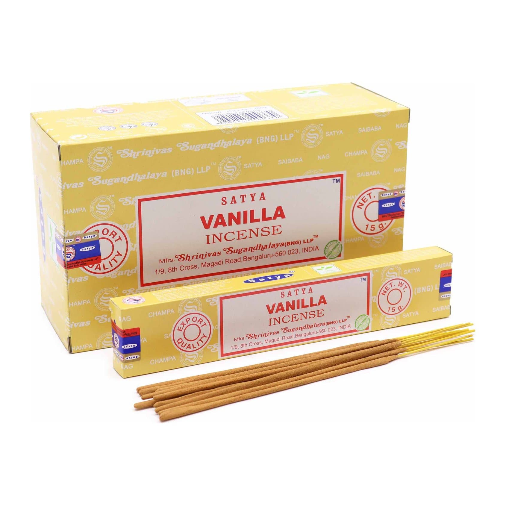 Pack of 2 Satya vanilla incense sticks