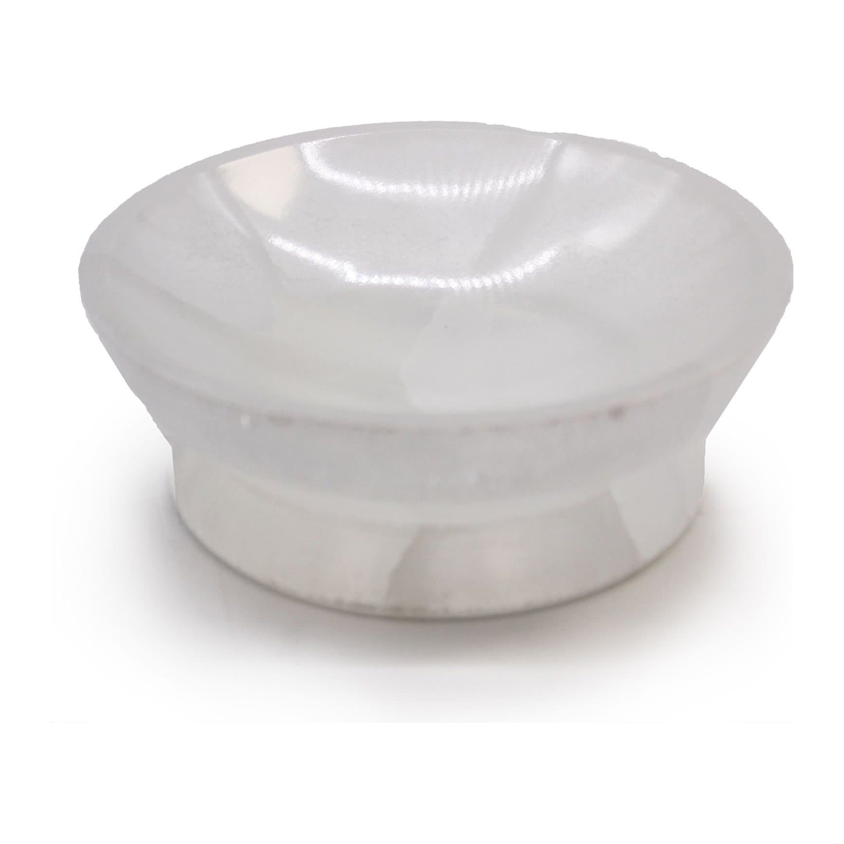 Selenite ritual bowl made from natural selenite