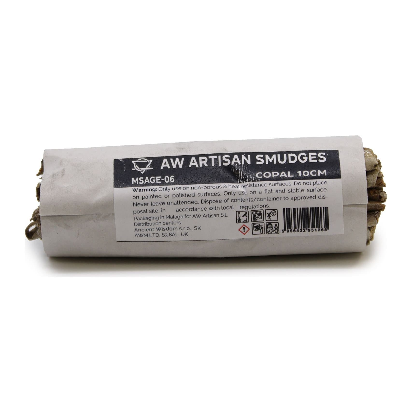 Copal smudge stick, 10 cm long