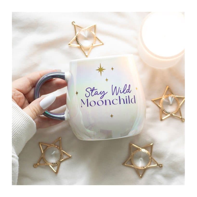 Stay Wild Moon Child opalescent mug