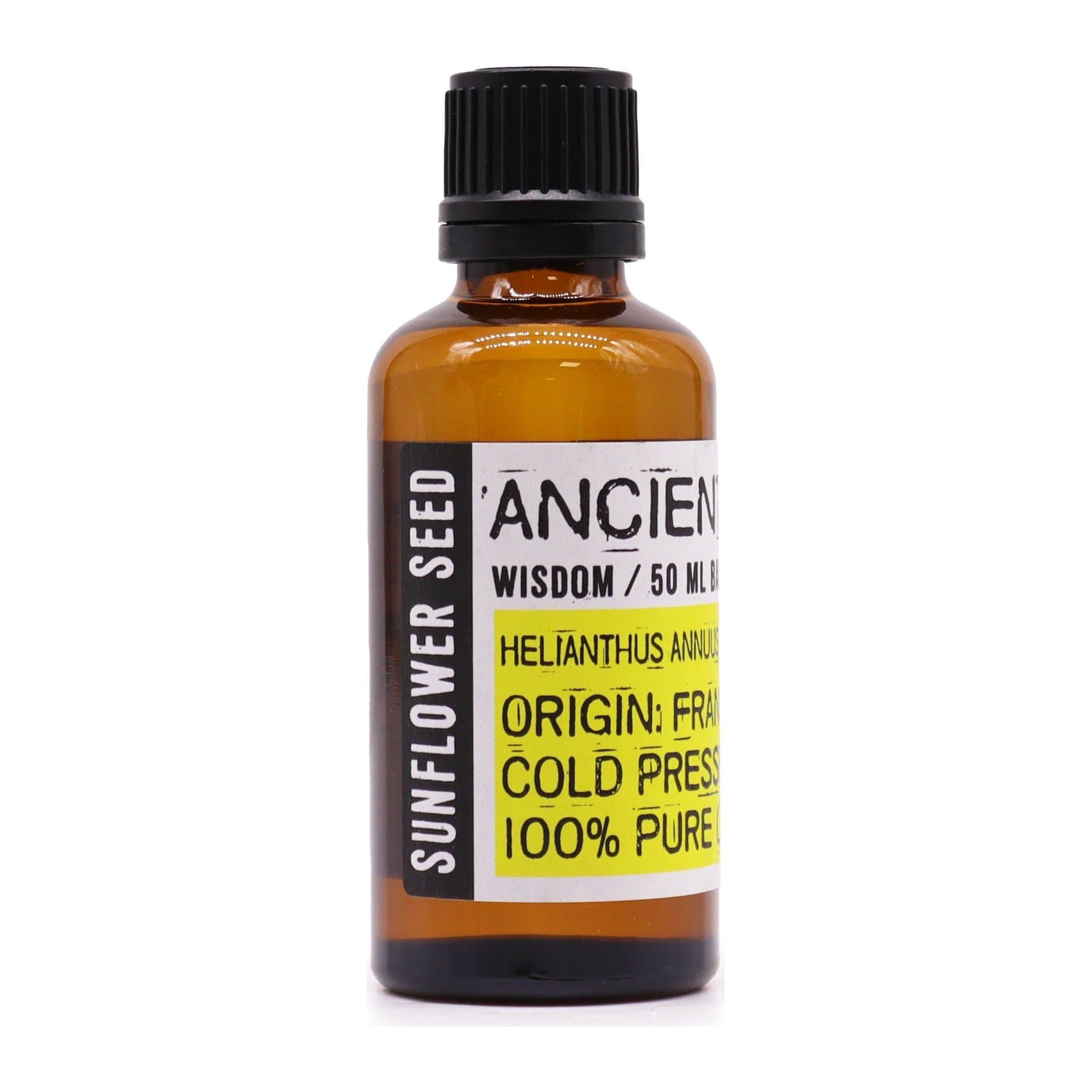 Pack of three 50 ml sunflower oil bottles