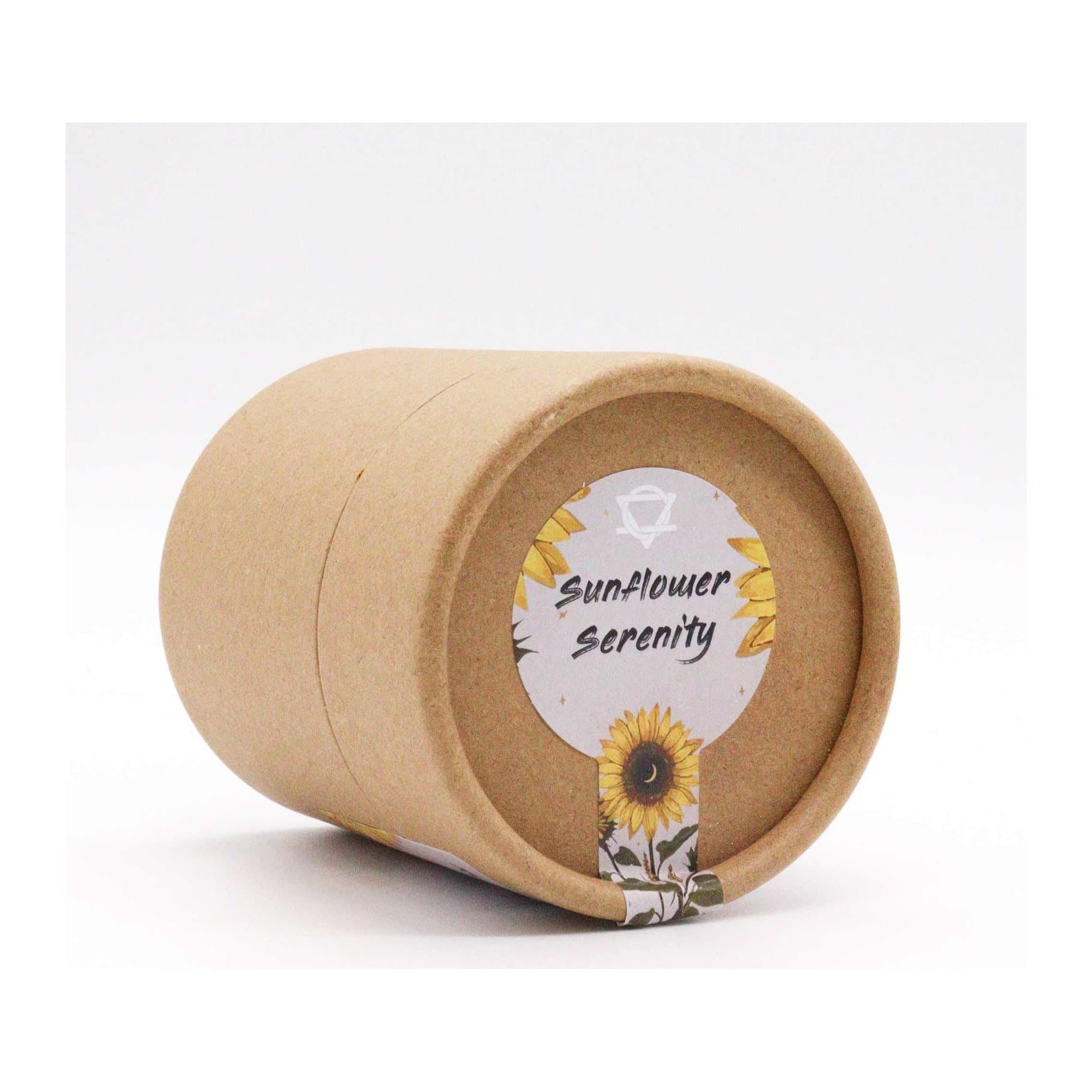 Sunflower Serenity bath bomb set in a cardboard tube