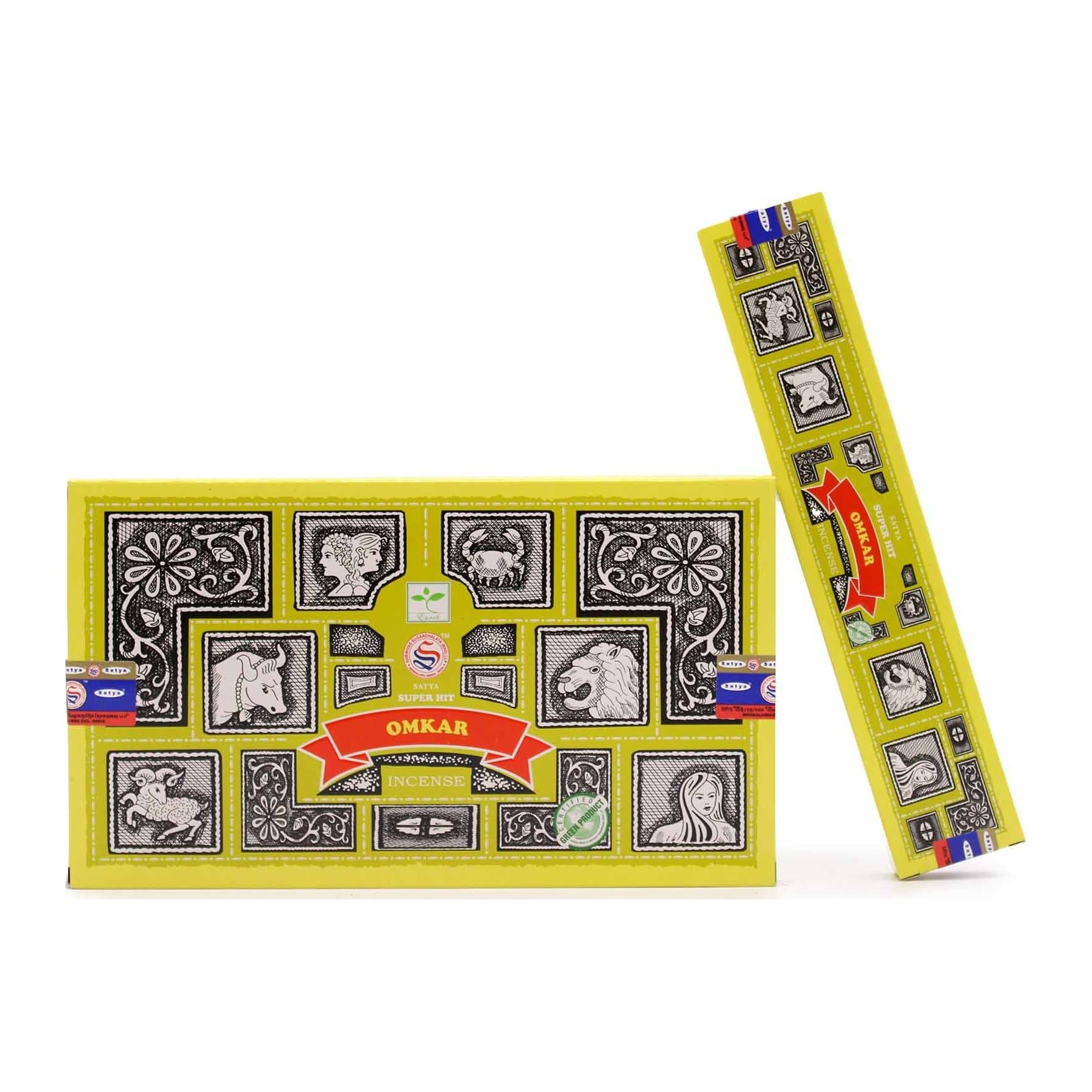Pack of 2 Nag Champa incense sticks on bamboo