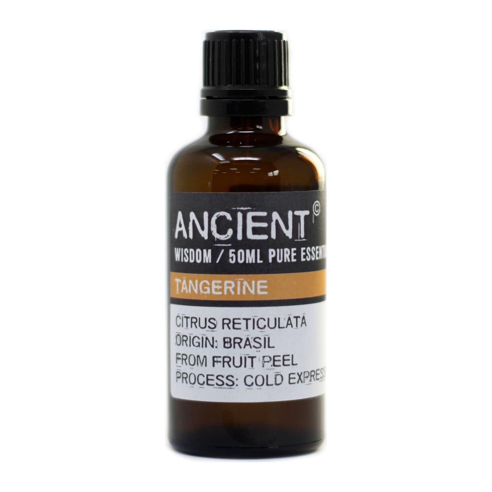 50 ml bottle of tangerine essential oil
