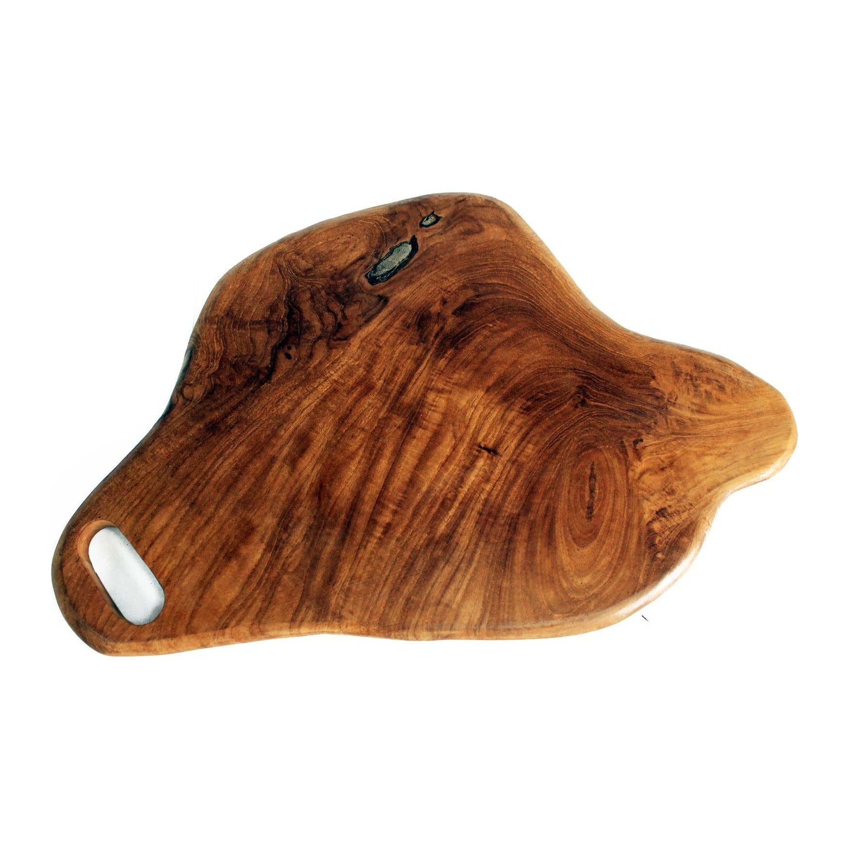 Hand-carved teak chopping board