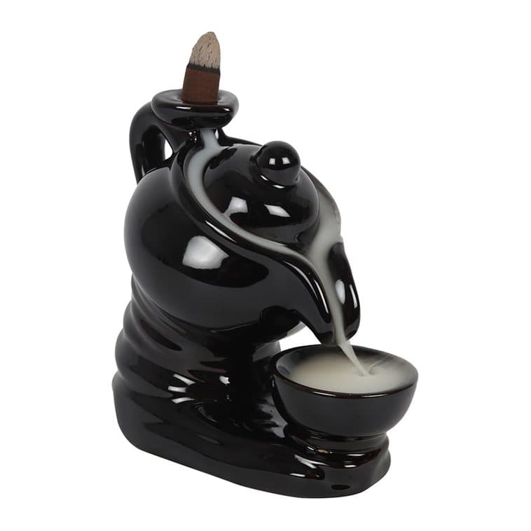 Teapot backflow incense burner
