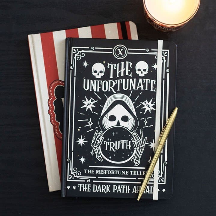 A5 notebook with a mystical fortune teller cover