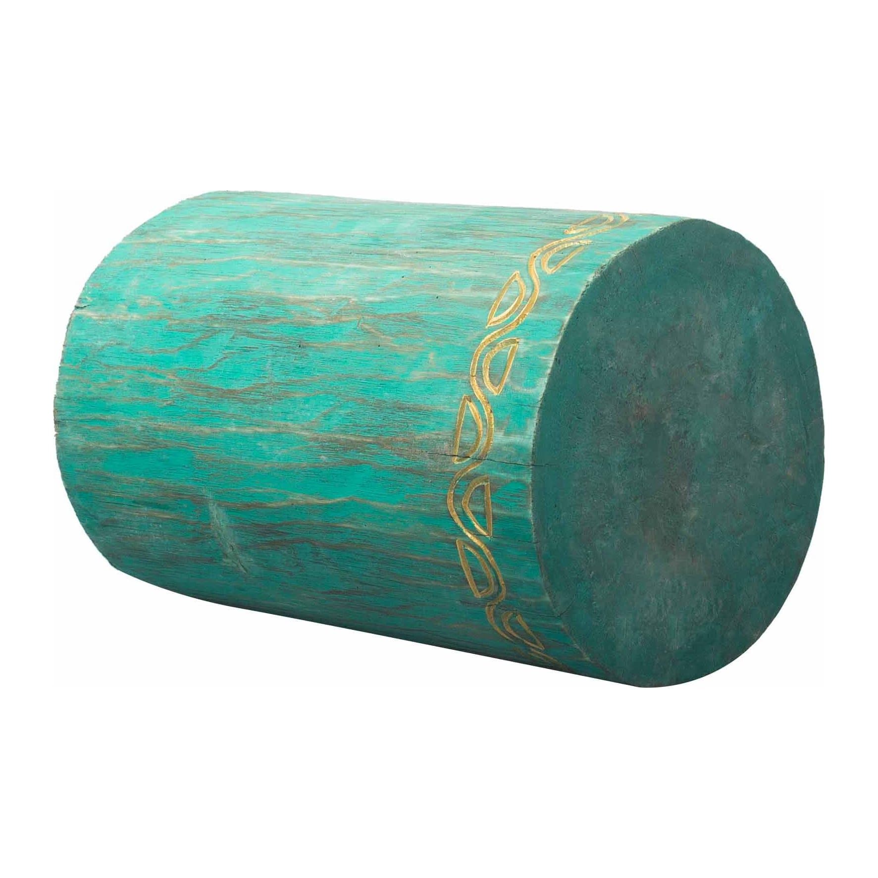 Tribal albasia wood stool or table