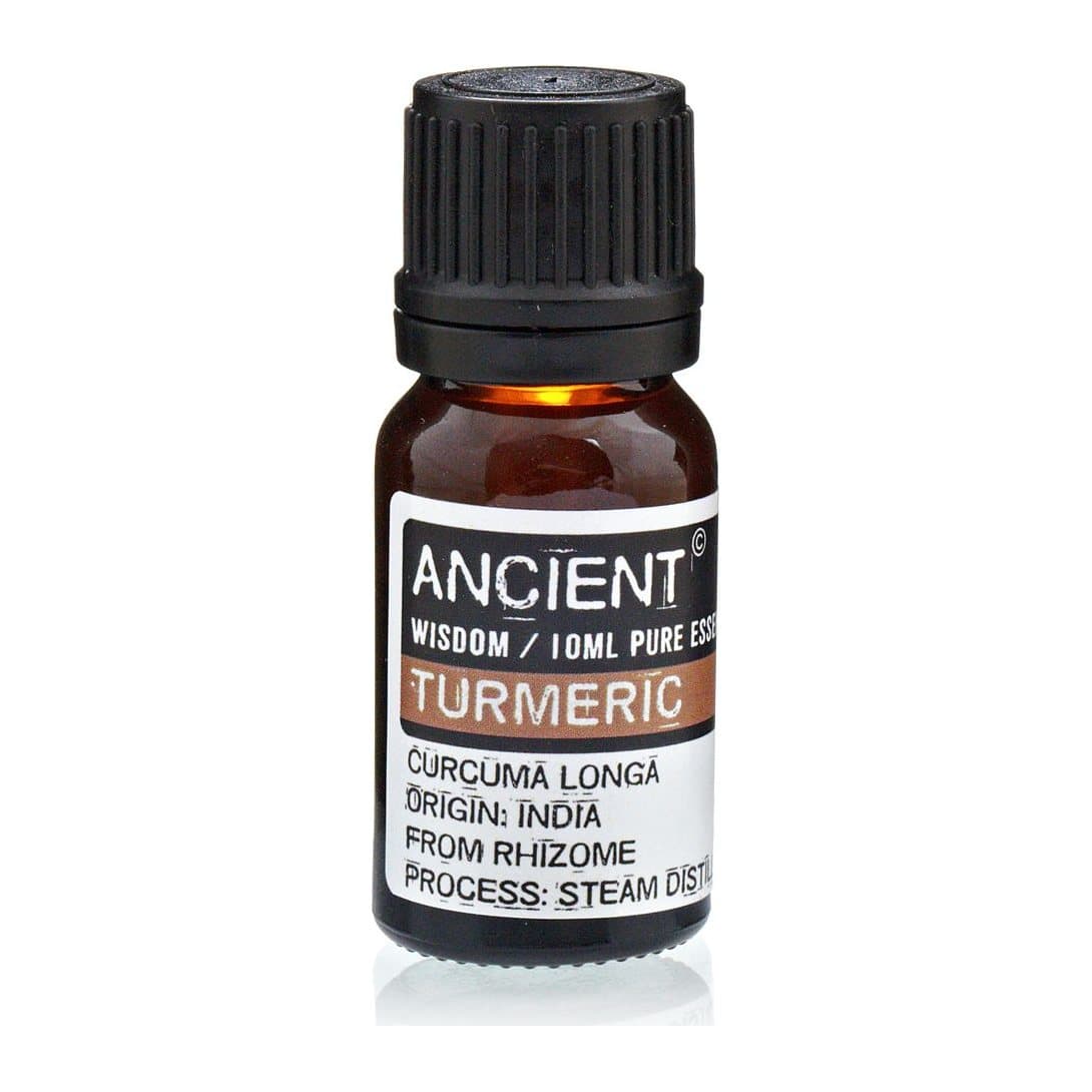 Turmeric essential oil in 10 ml and 50 ml sizes