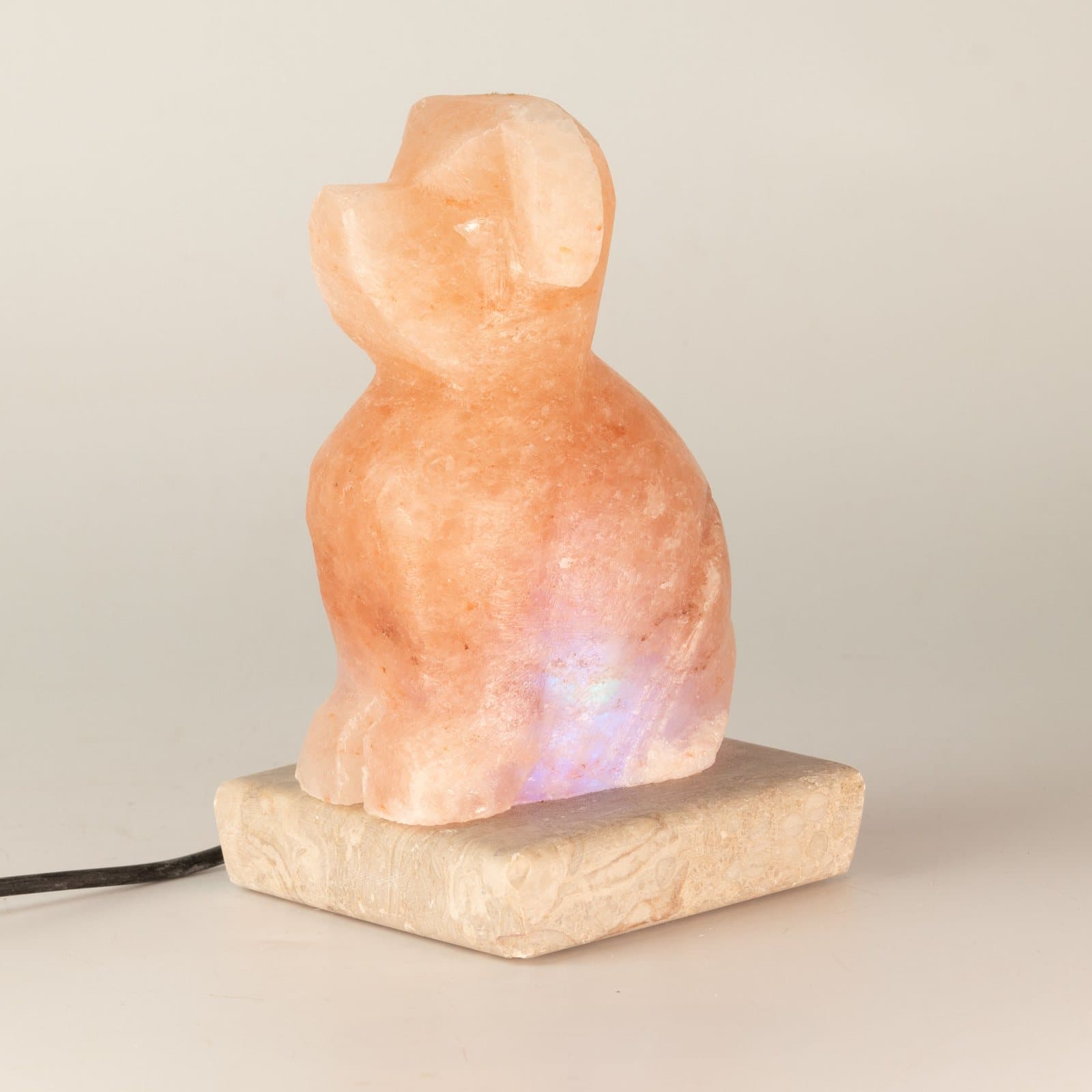 USB Himalayan salt lamp carved into a shape