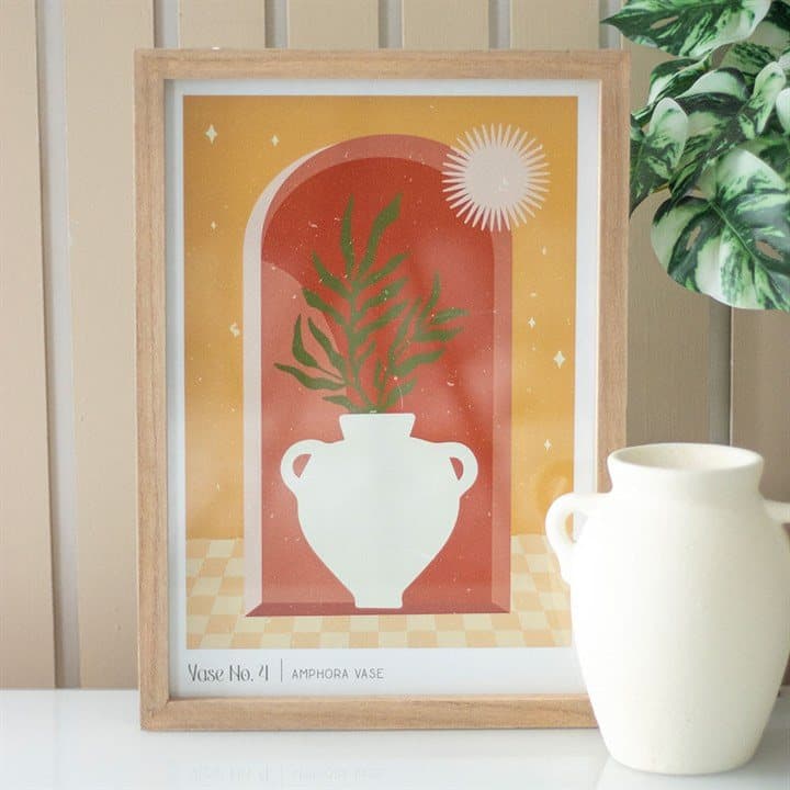 Vase No. 4 framed wall art print