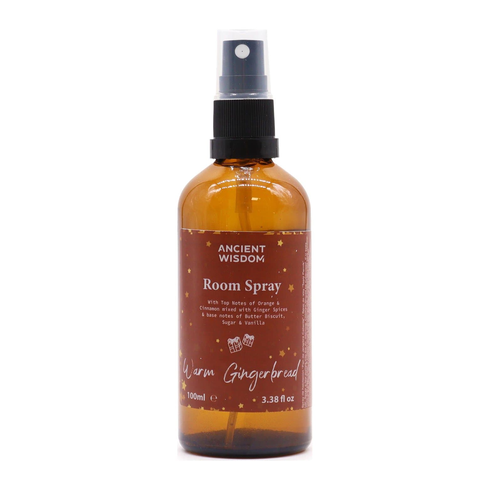 Warm Gingerbread Christmas room and pillow spray bottle, 100 ml