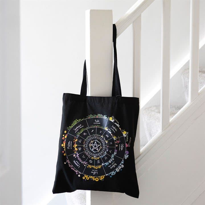 Wheel of the Year tote bag