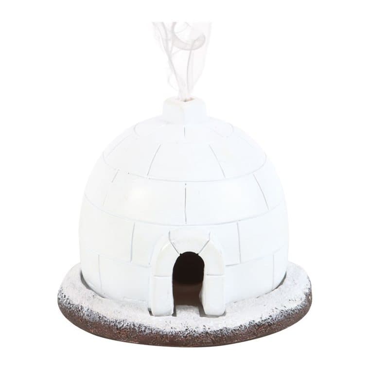 Igloo incense cone burner