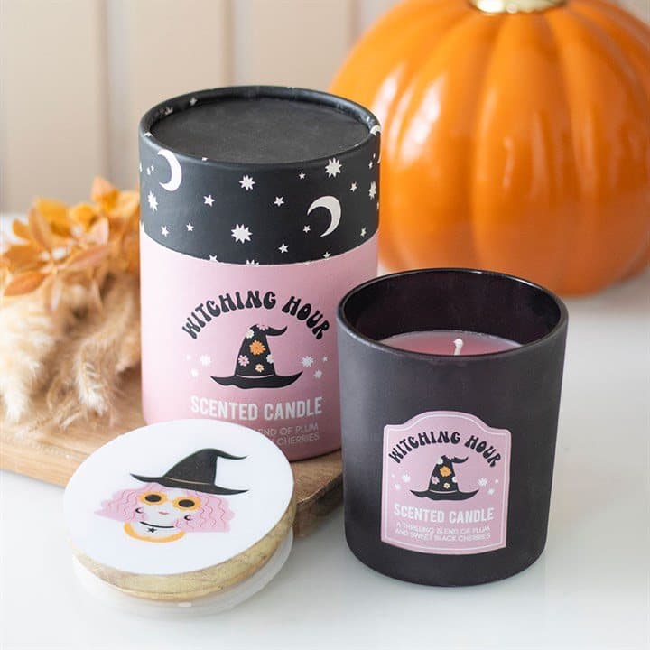 Witching Hour plum and black cherry candle