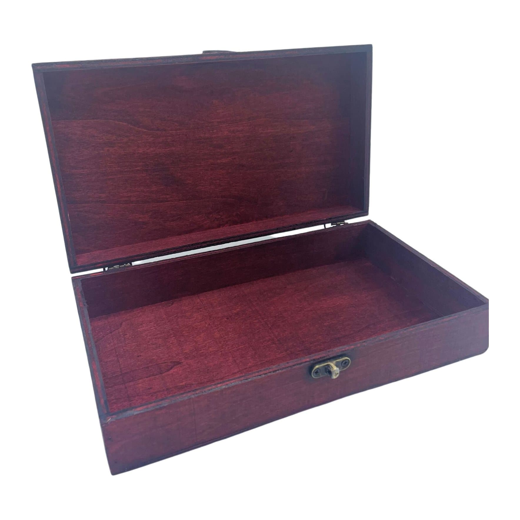 Vintage-style wooden tea box