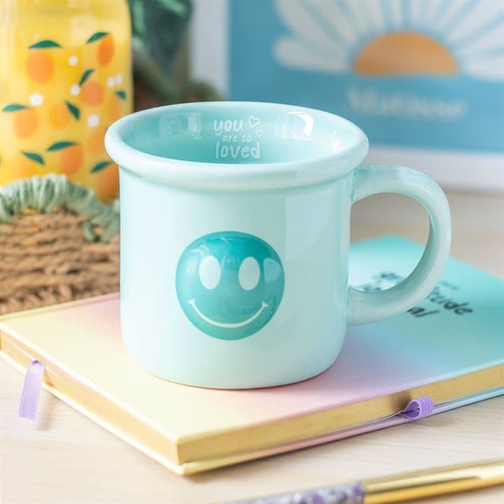 You Are So Loved happy face mug
