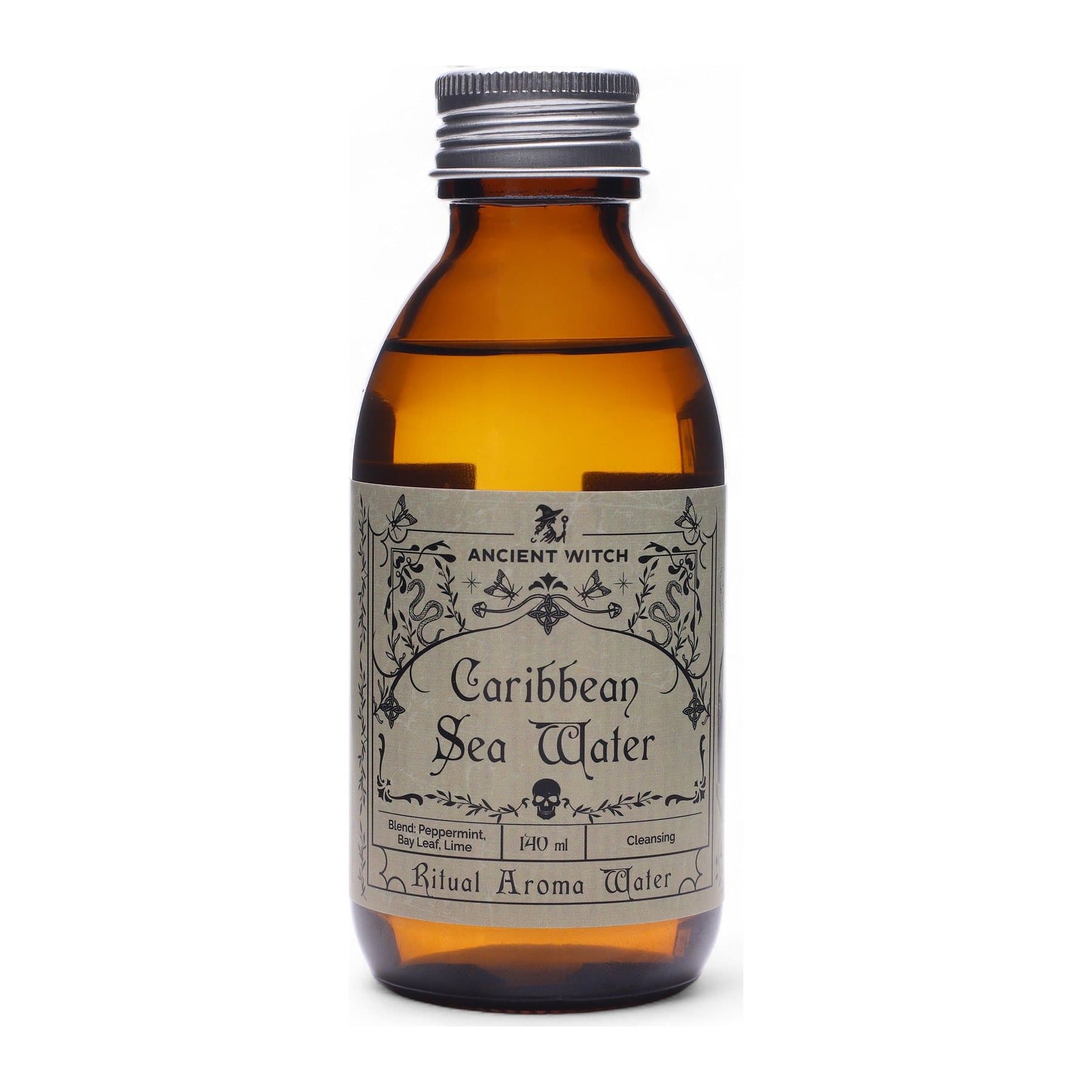 Bottle of Ancient Witch Ritual Water, Caribbean Sea Water