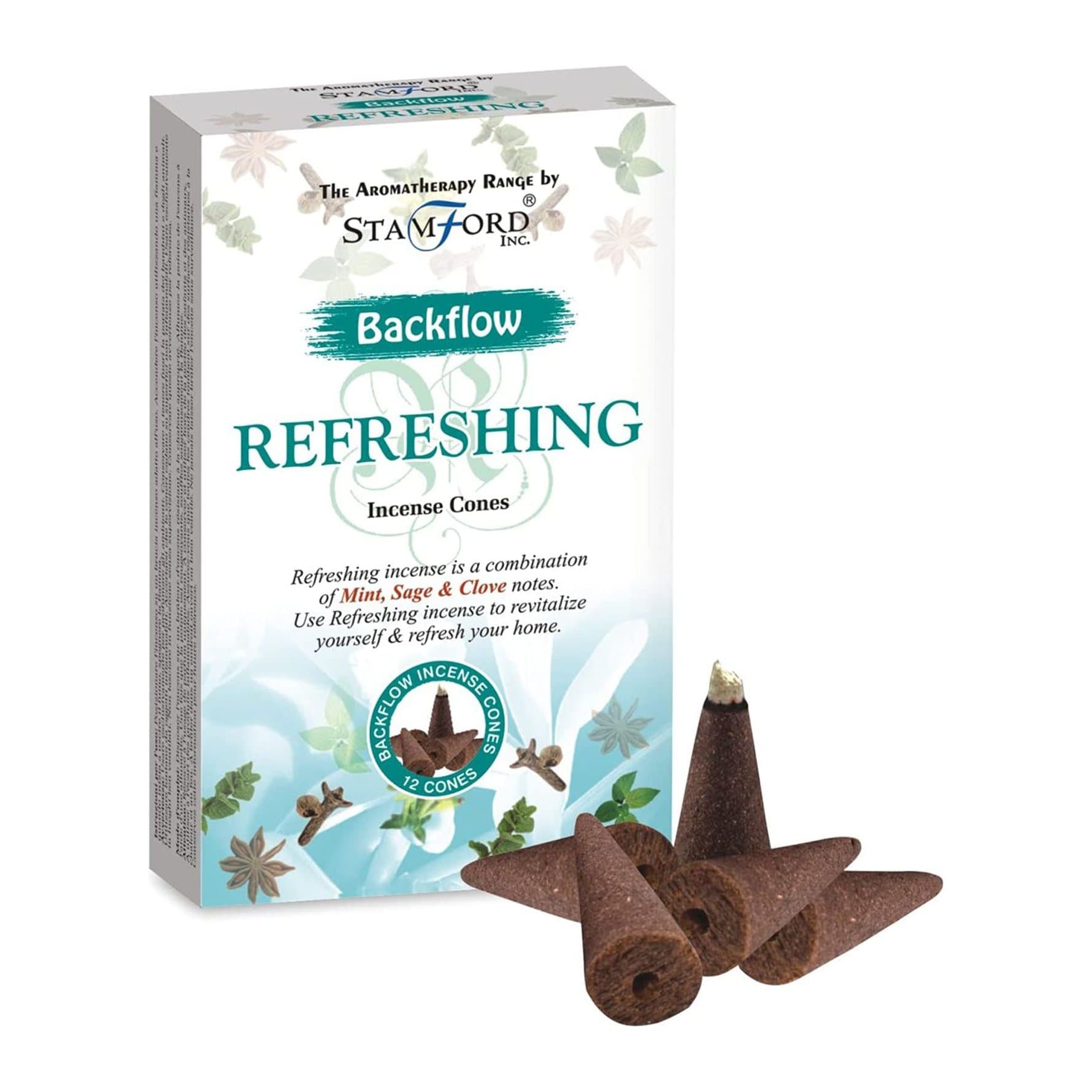 Box of Refreshing backflow incense cones