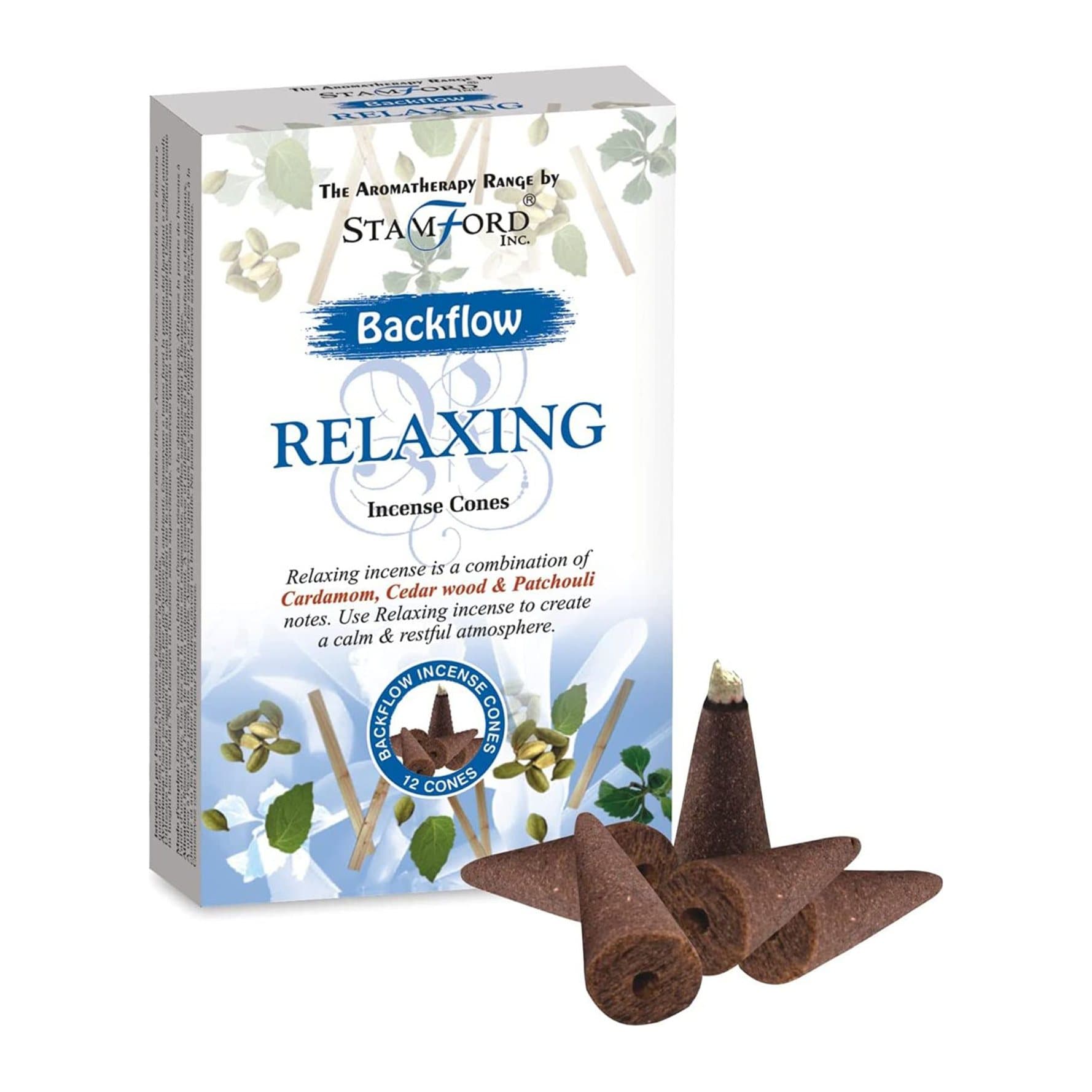 Box of backflow incense cones
