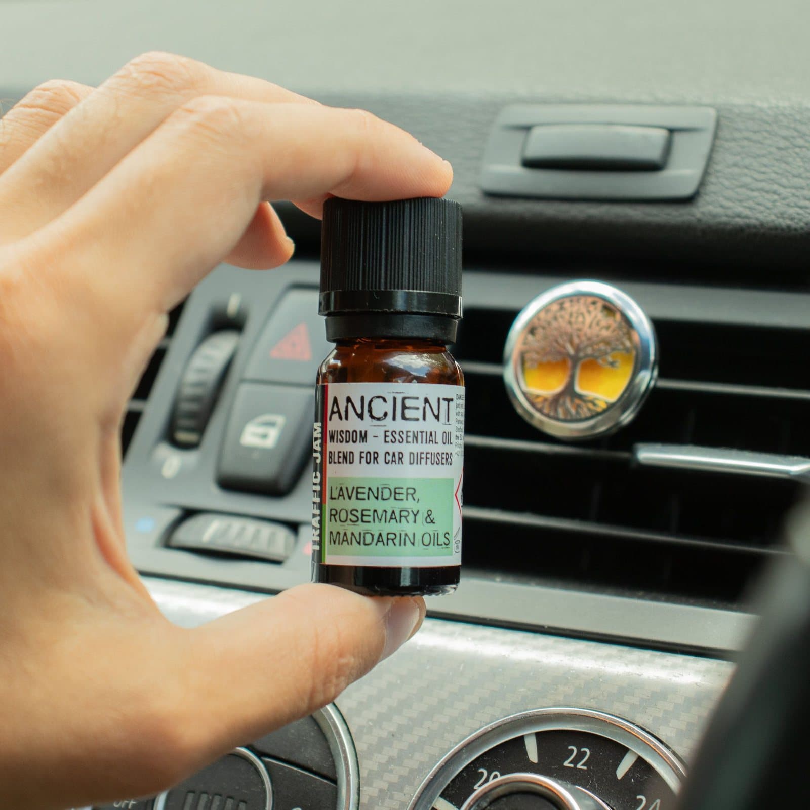 Grand Tour car aromatherapy oil, 10 ml amber bottle with dropper cap