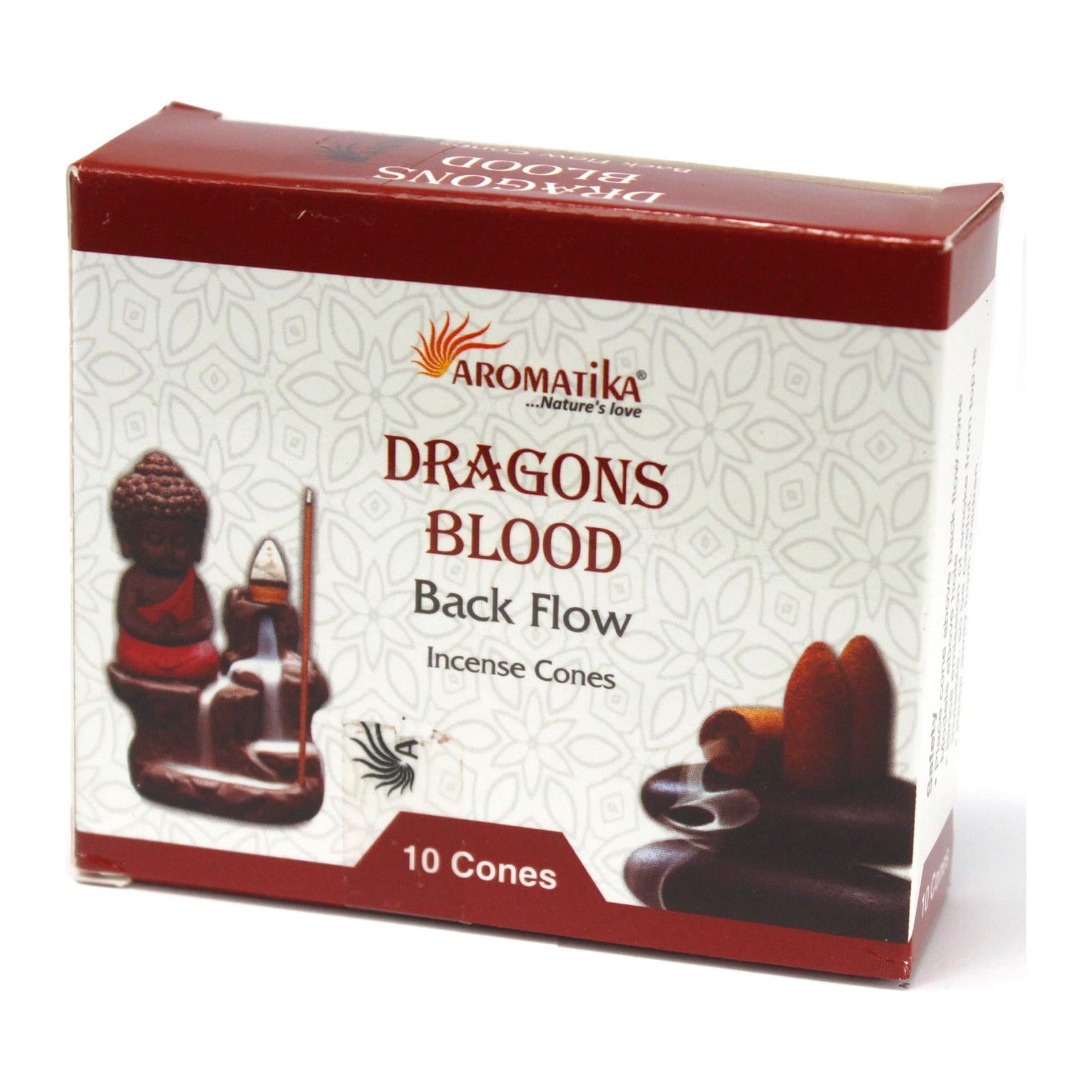 Aromatica Dragons Blood backflow incense cones, pack of 2 boxes