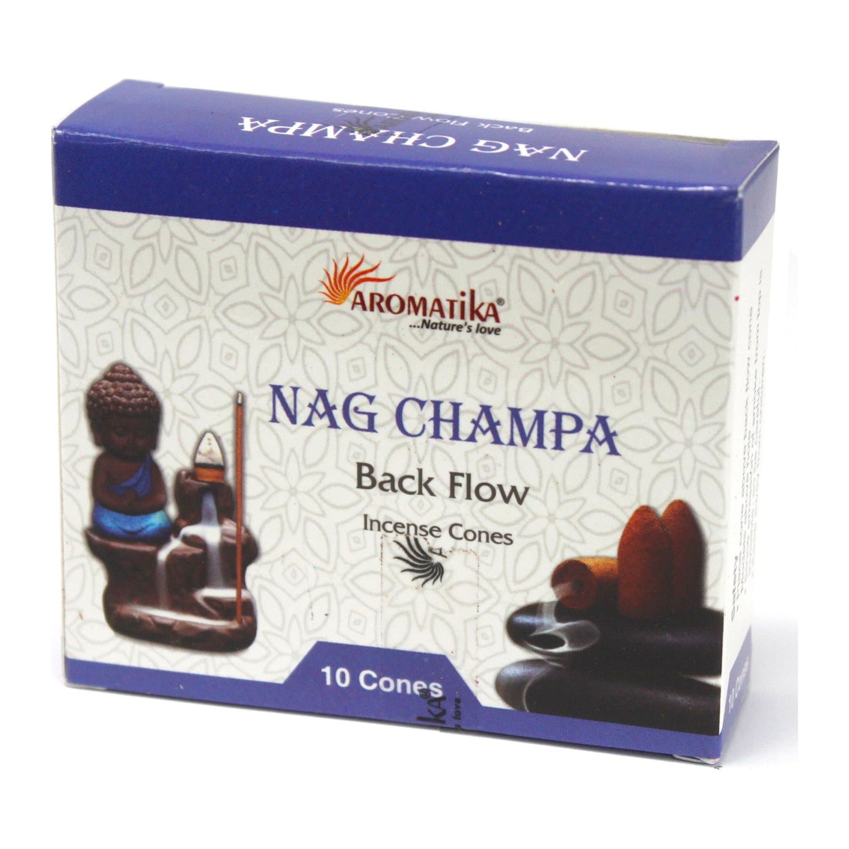 Nag Champa backflow incense cones, pack of 2 boxes