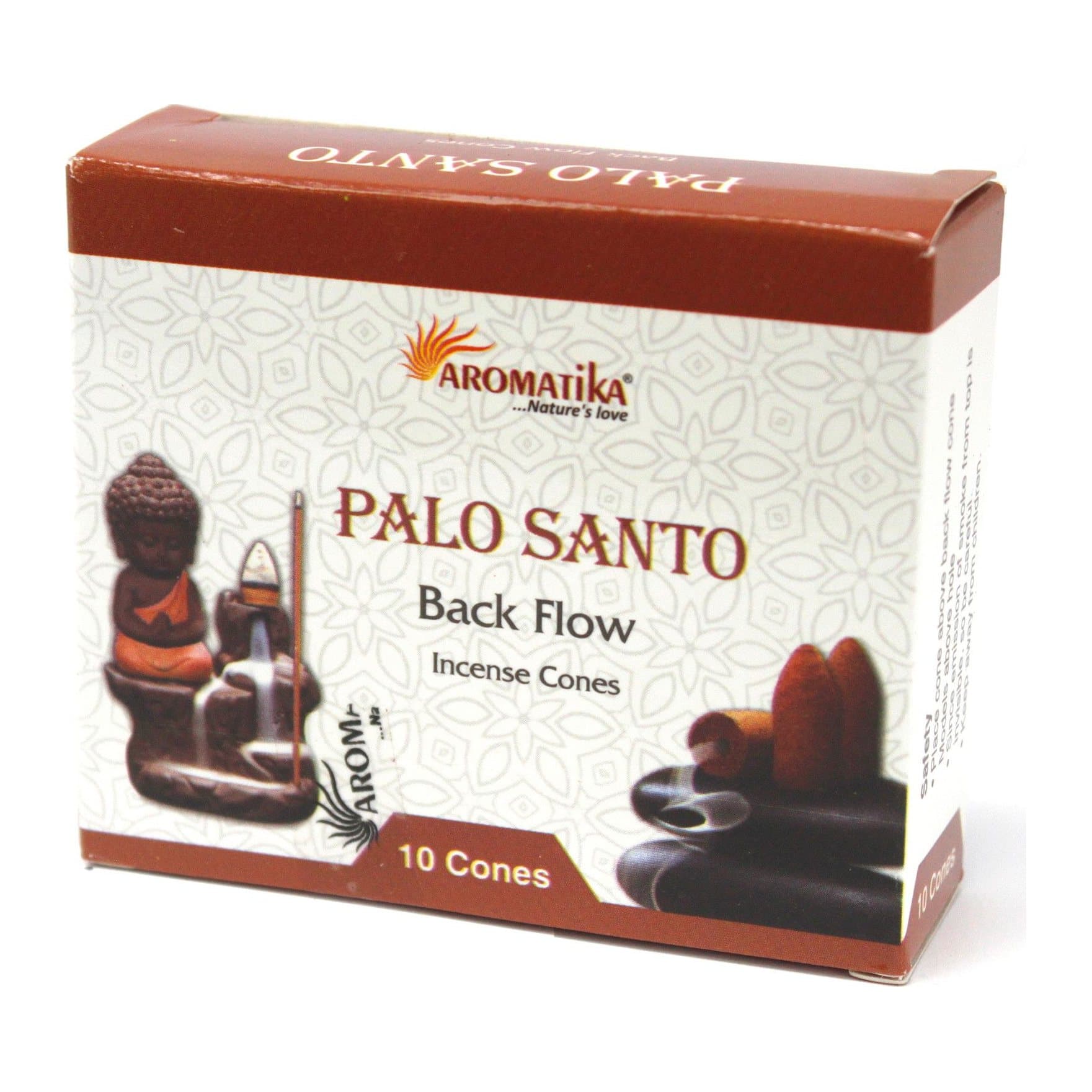 Palo Santo backflow incense cones in boxes