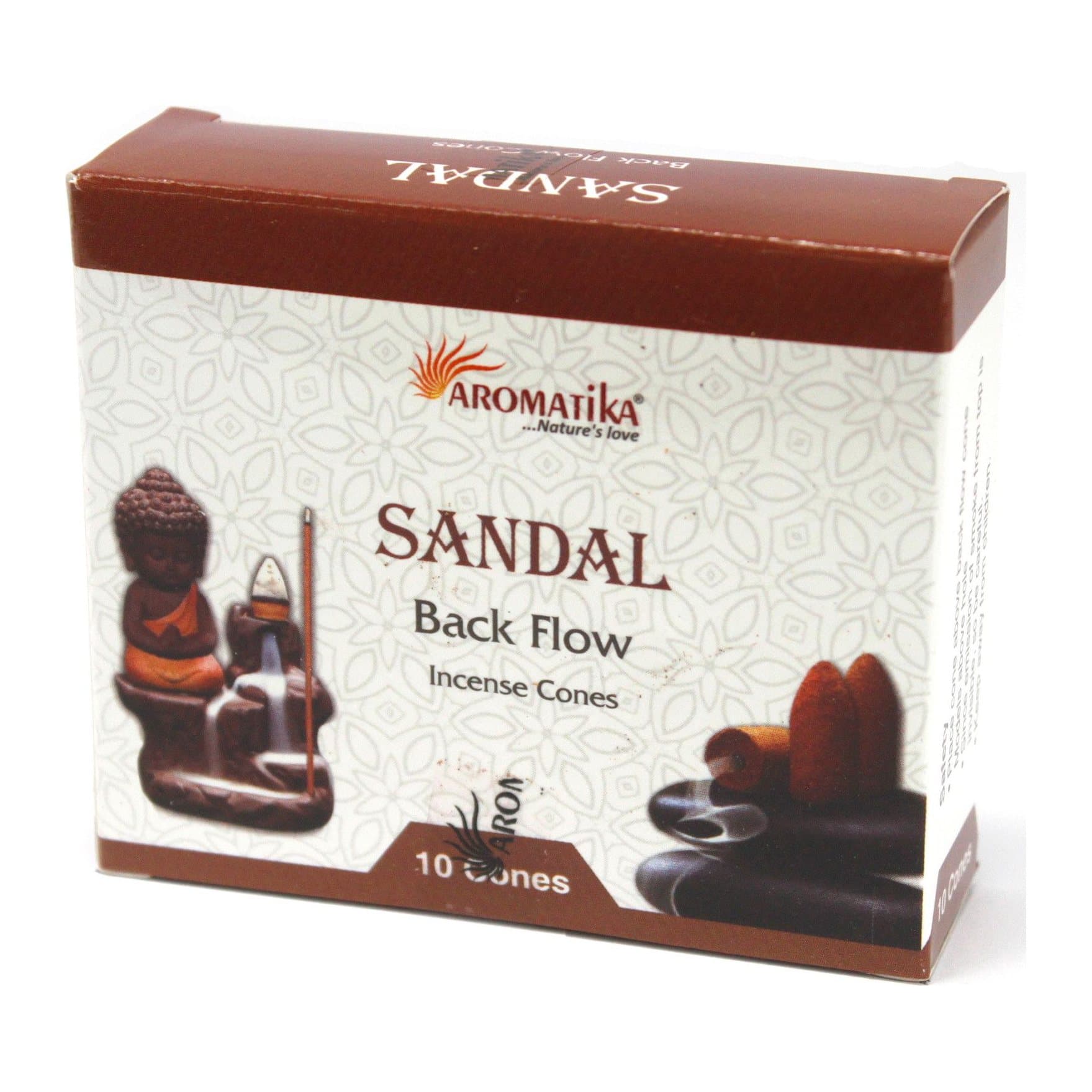 Sandalwood backflow incense cones, pack of 2 boxes