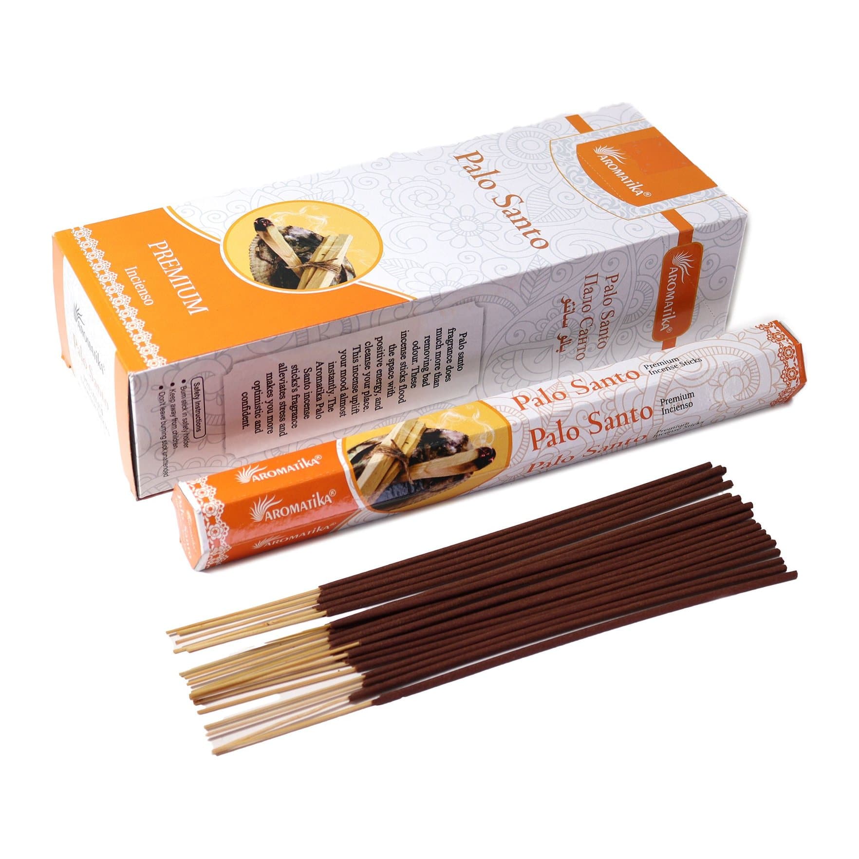 Palo santo charcoal-free incense sticks, pack of 2