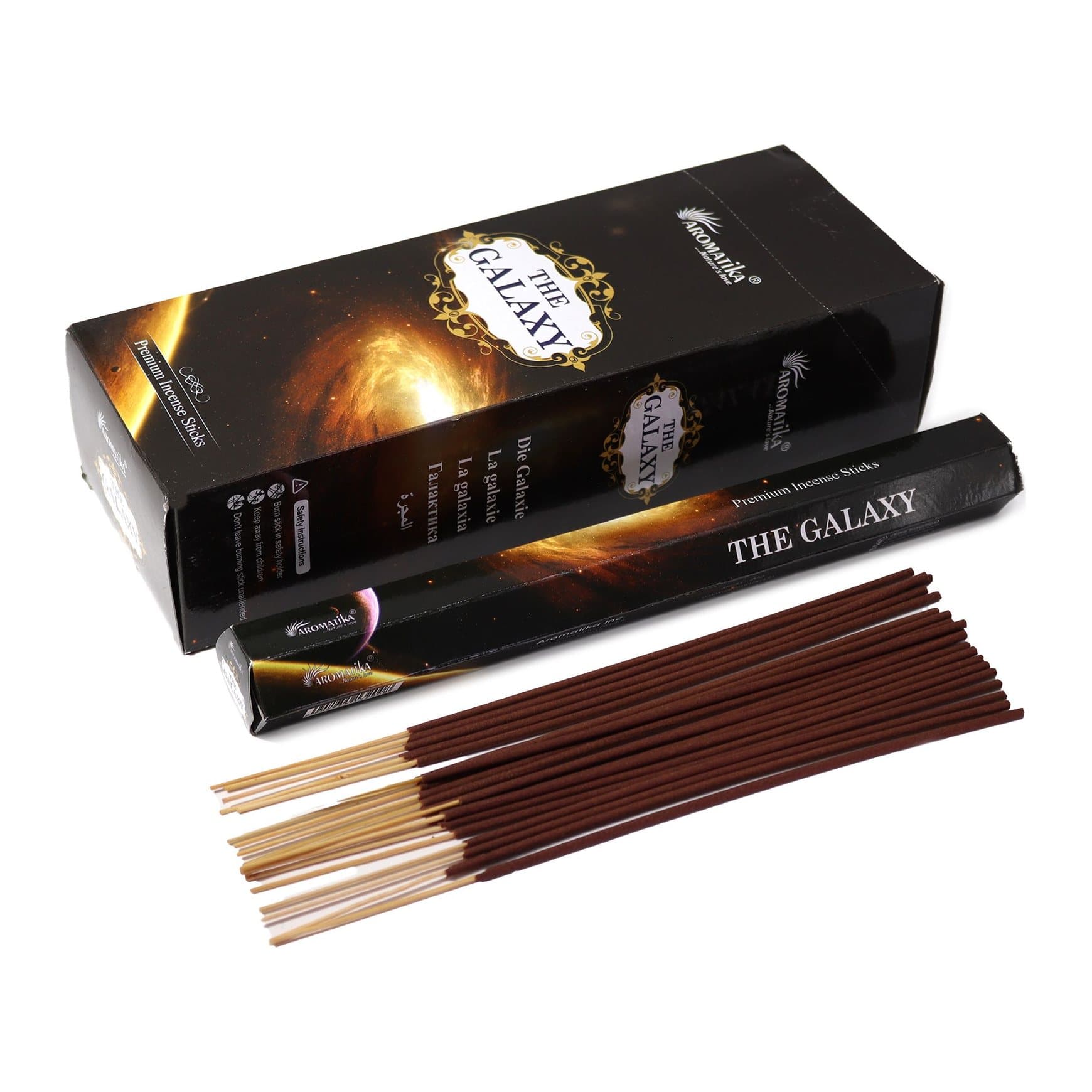 Charcoal-free hex incense sticks, The Galaxy, pack of 2