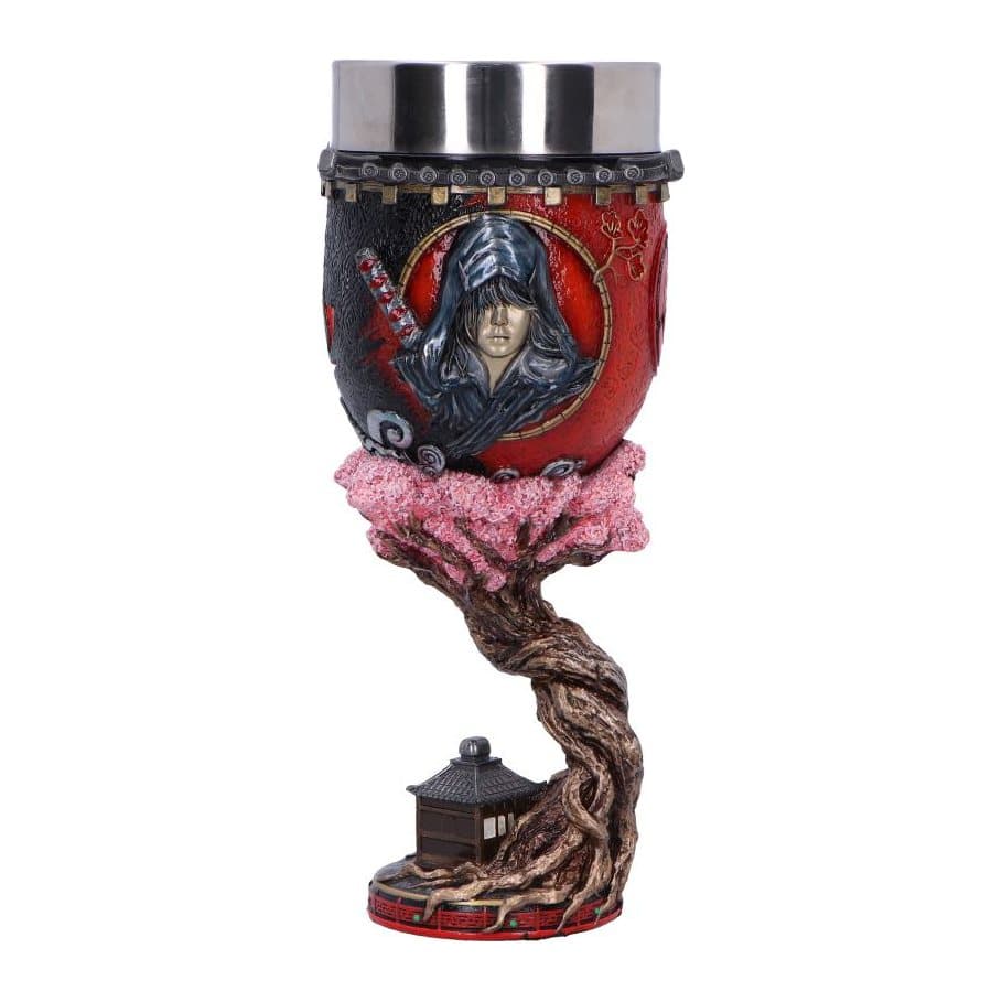 Assassin's Creed Shadows collectible goblet featuring Naoe and Yasuke