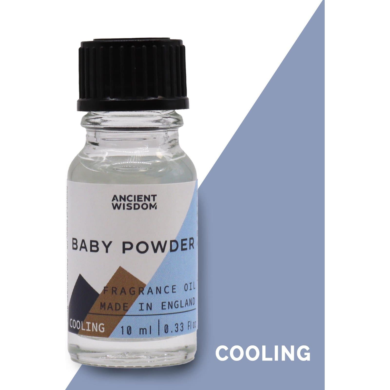 Two bottles of baby powder fragrance oil