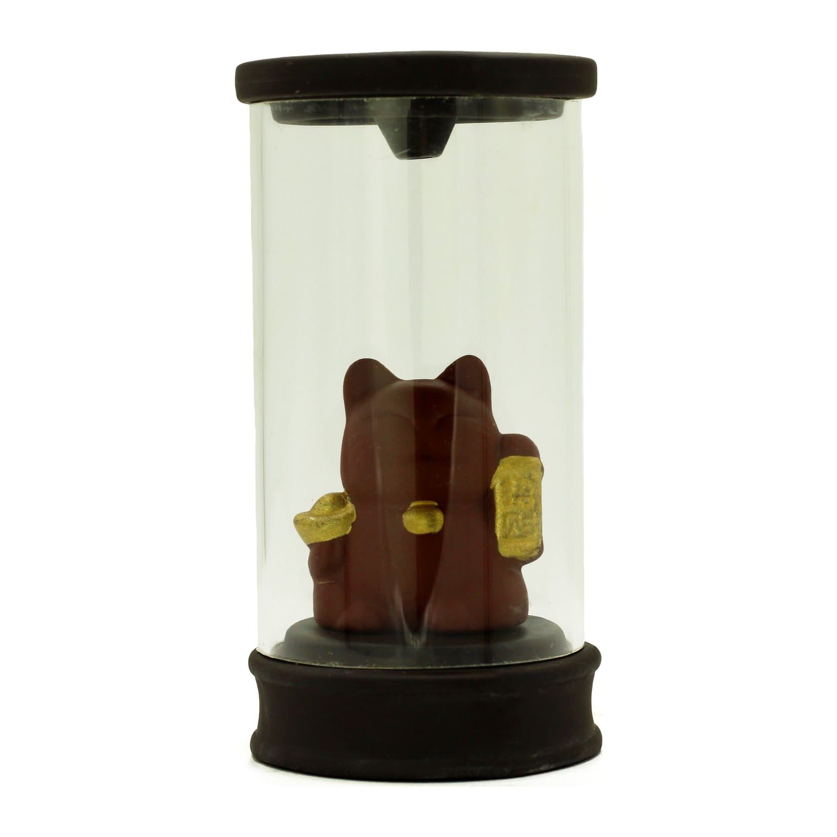 Money Cat Tube backflow incense burner