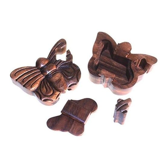 Butterfly Bali Magic Box, a wooden puzzle box