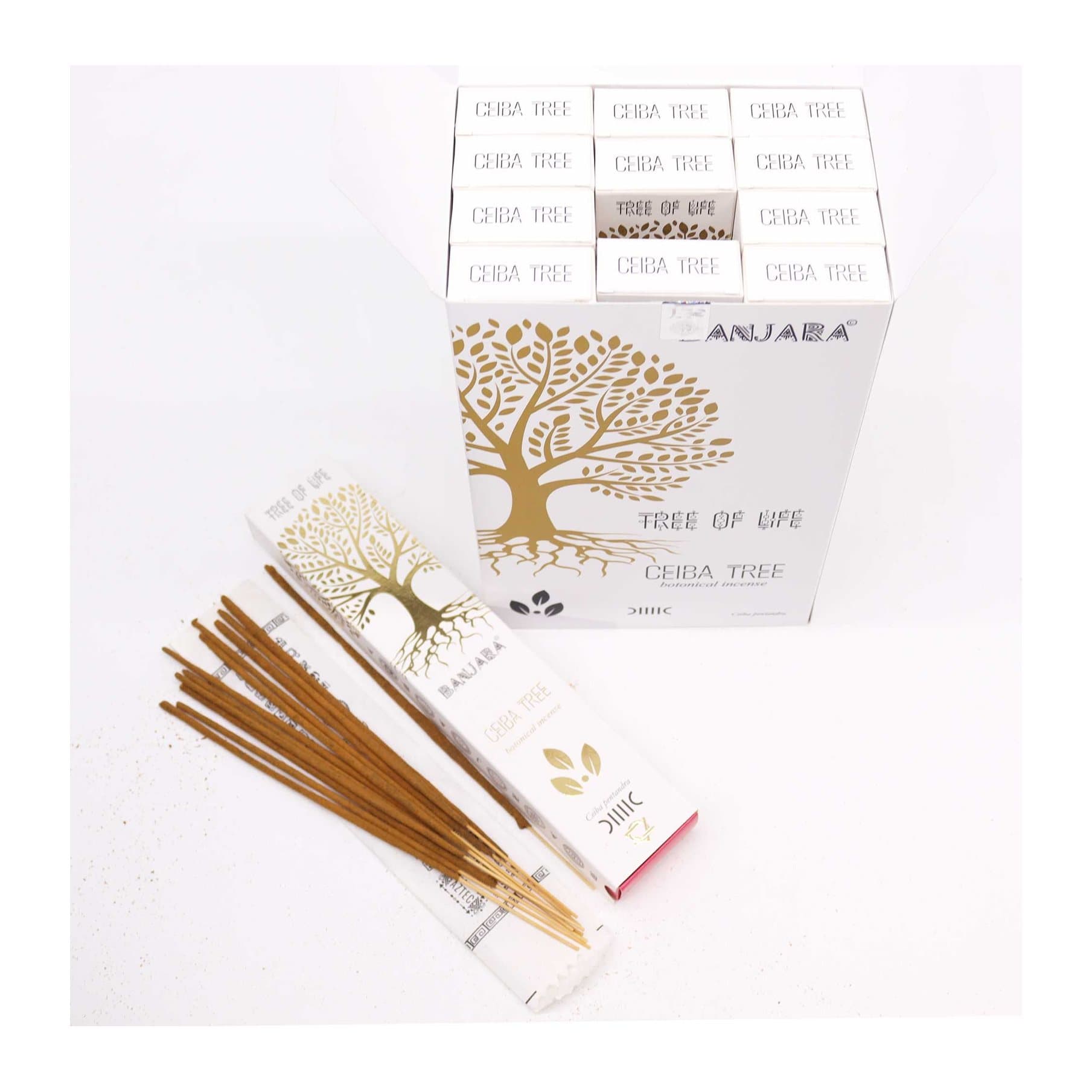Two packs of Banjara Botanical Ceiba Tree incense sticks