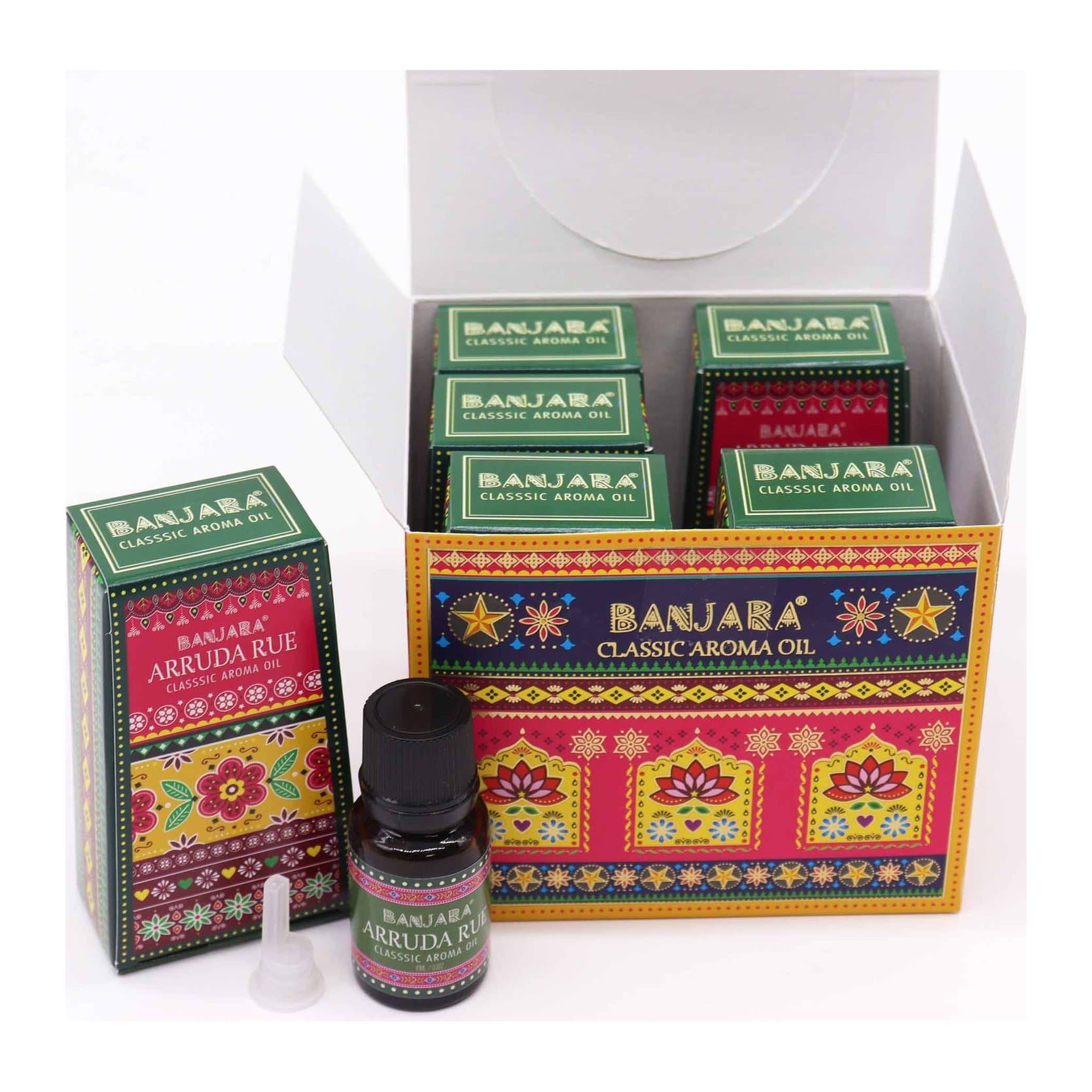 Pack of three Arruda Rue fragrance oils, 10 ml each