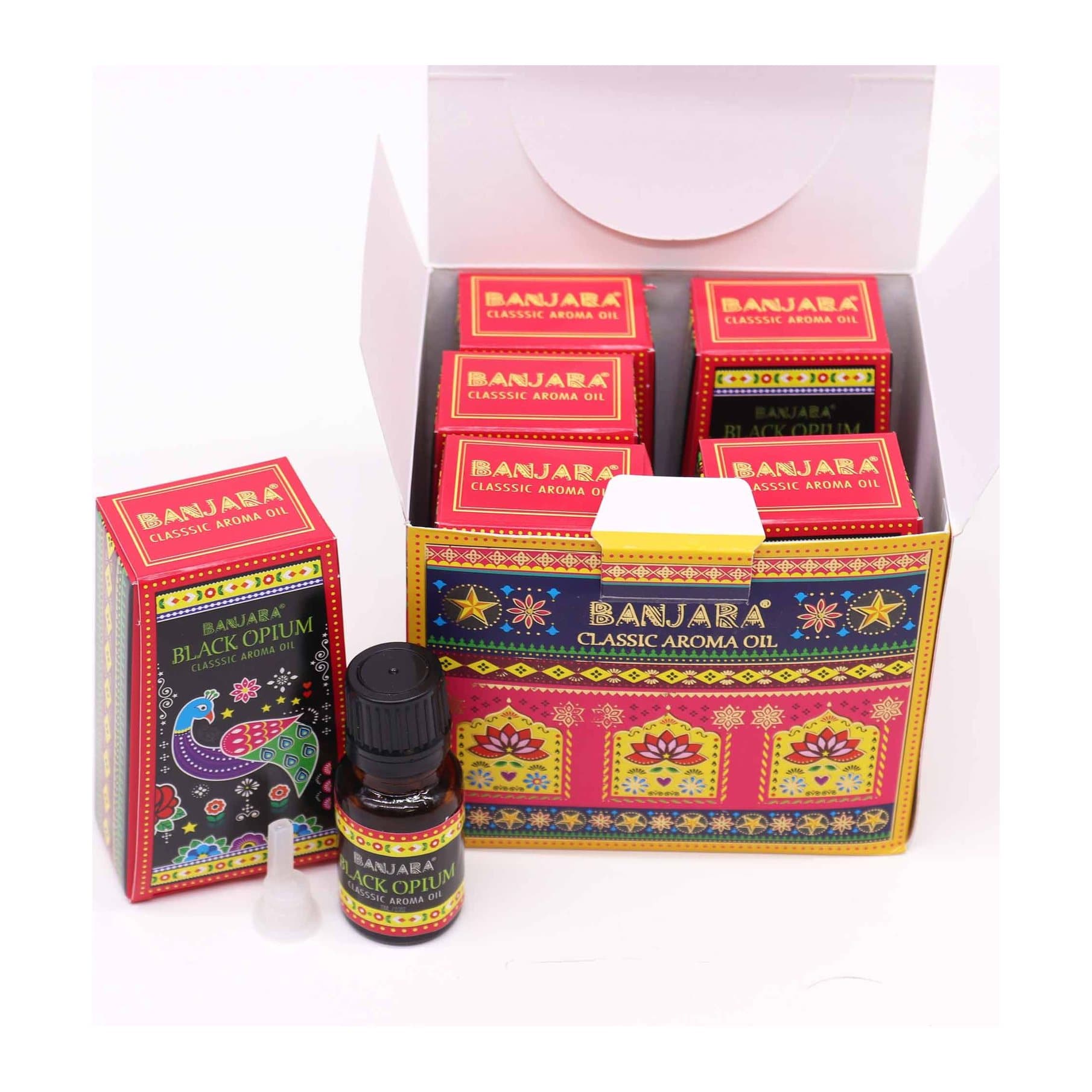Banjara Black Opium fragrance oil, pack of three 10 ml oils