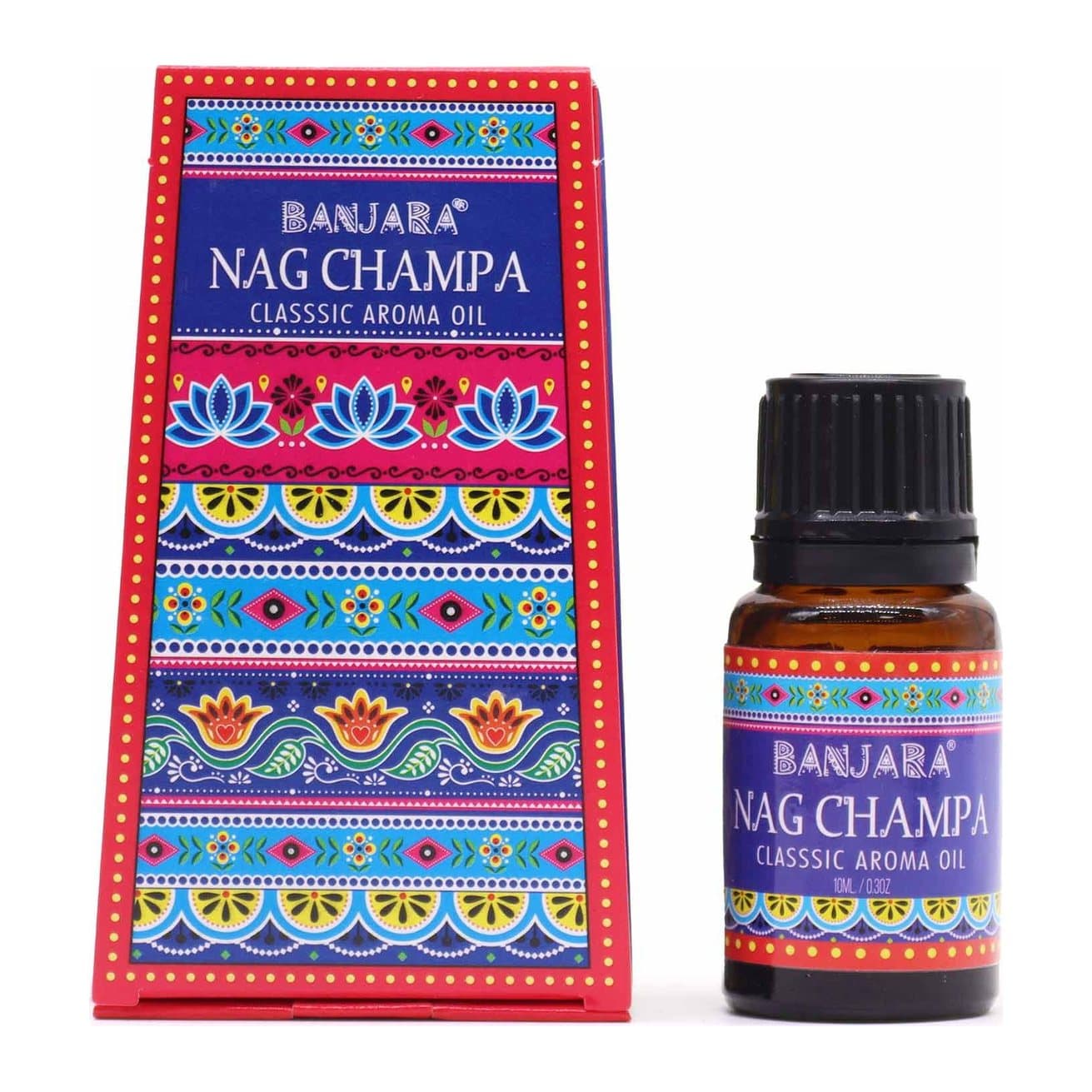 Nag Champa fragrance oil, pack of three 10 ml oils