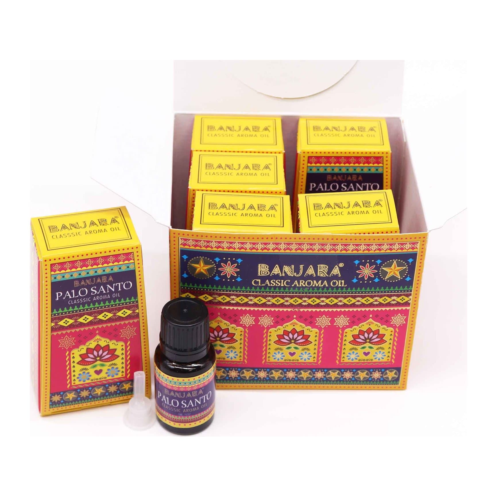 Banjara Palo Santo fragrance oil bottles in a pack of three