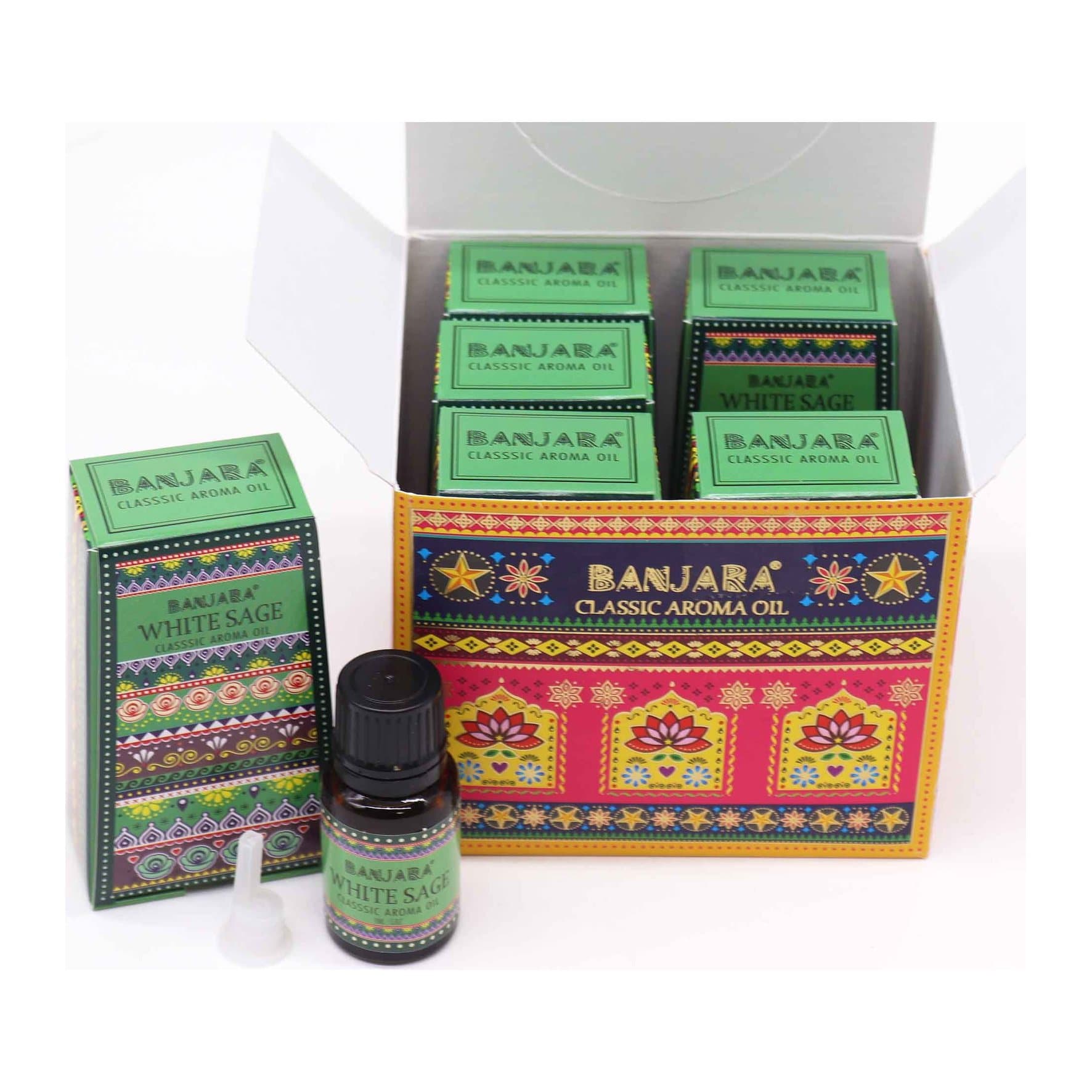 Pack of 3 White Sage fragrance oils, 10 ml each
