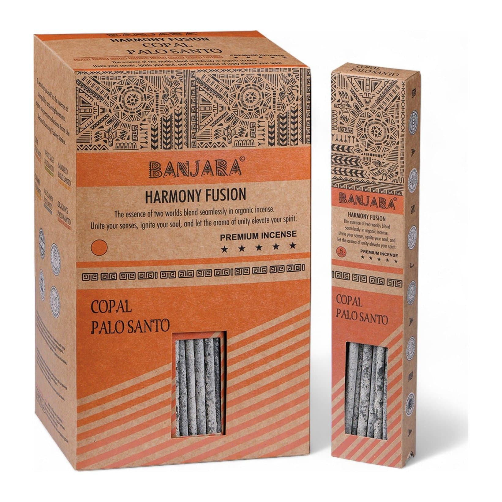 Pack of 2 copal Palo Santo smudge sticks