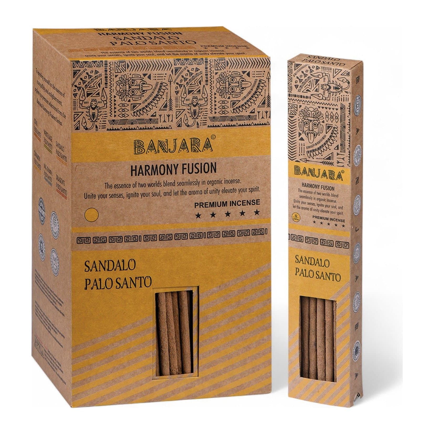 Pack of two palo santo sandalwood smudge sticks